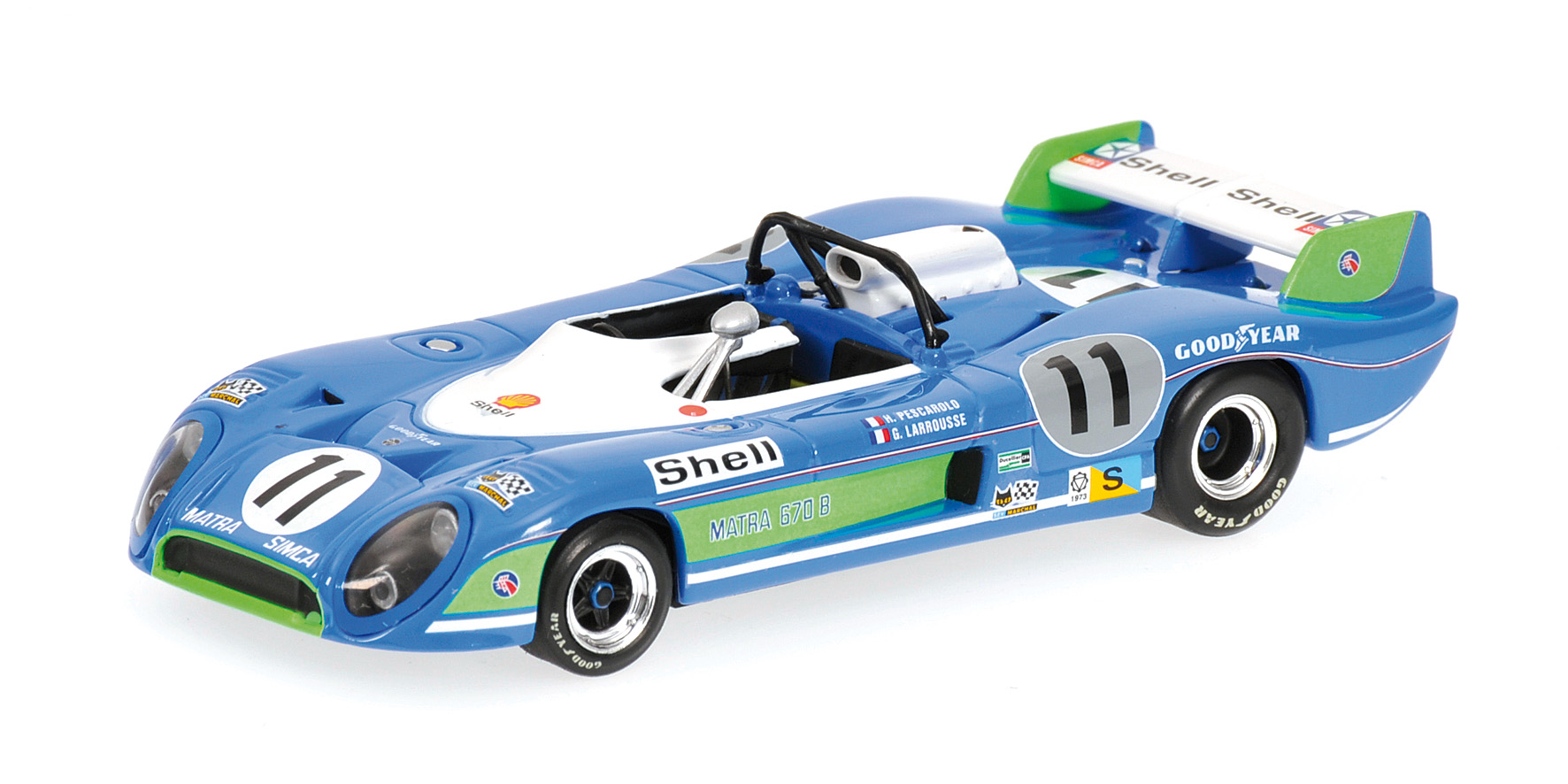MATRA SIMCA MS 670B - PESCAROLO/LARROUSSE - WINNERS - 24H LE MANS 1973