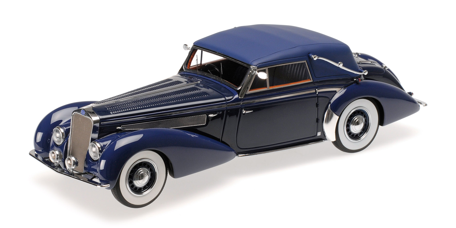 DELAGE D8-120 CABRIOLET - 1939 - DARK BLUE/BLUE