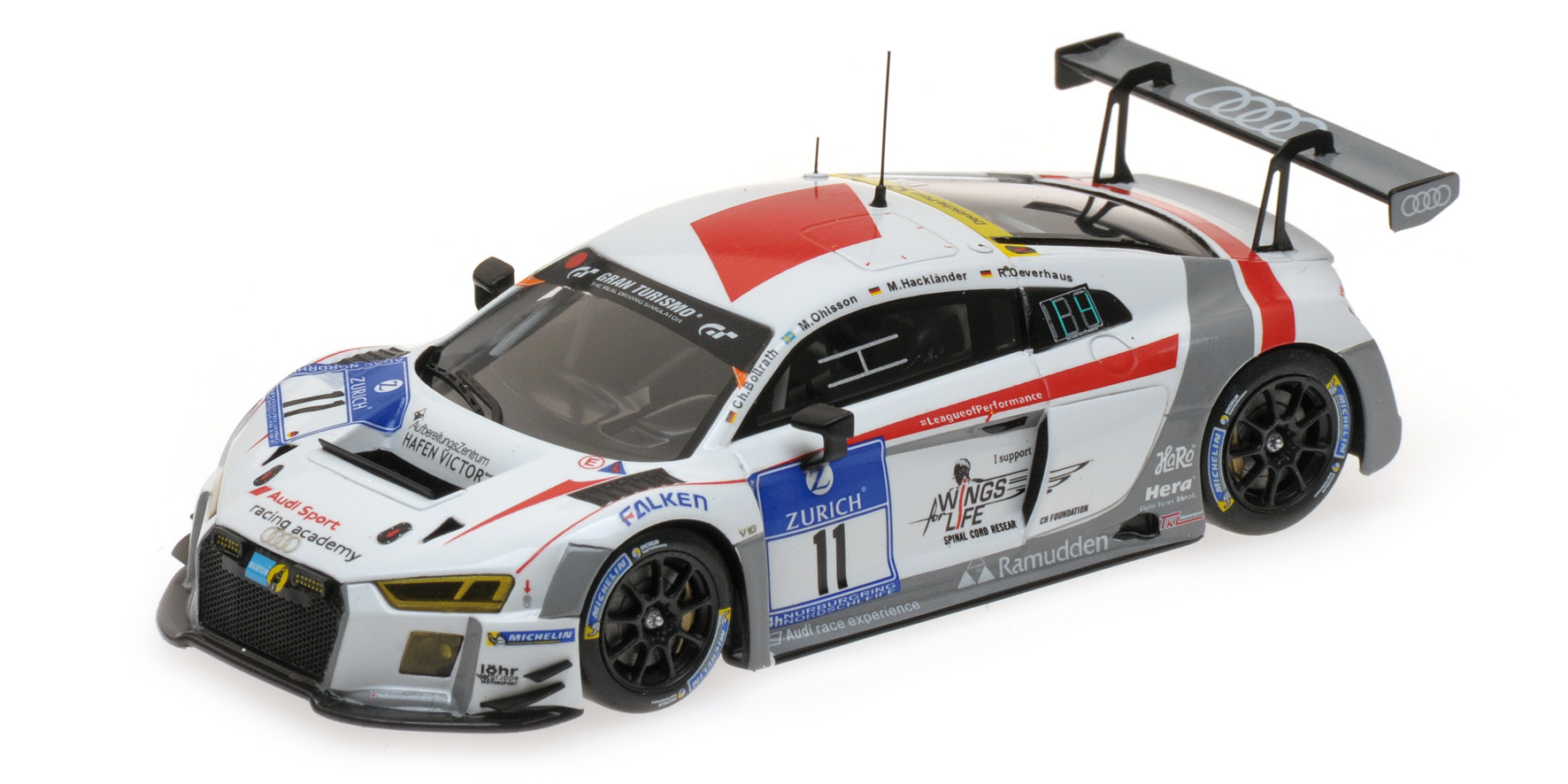 AUDI R8 LMS - AUDI RACE EXPERIENCE - BOLLRATH/OHLSSON/HACKLÄNDER/OEVERHAUS - 24H NÜRBURGRING 2016