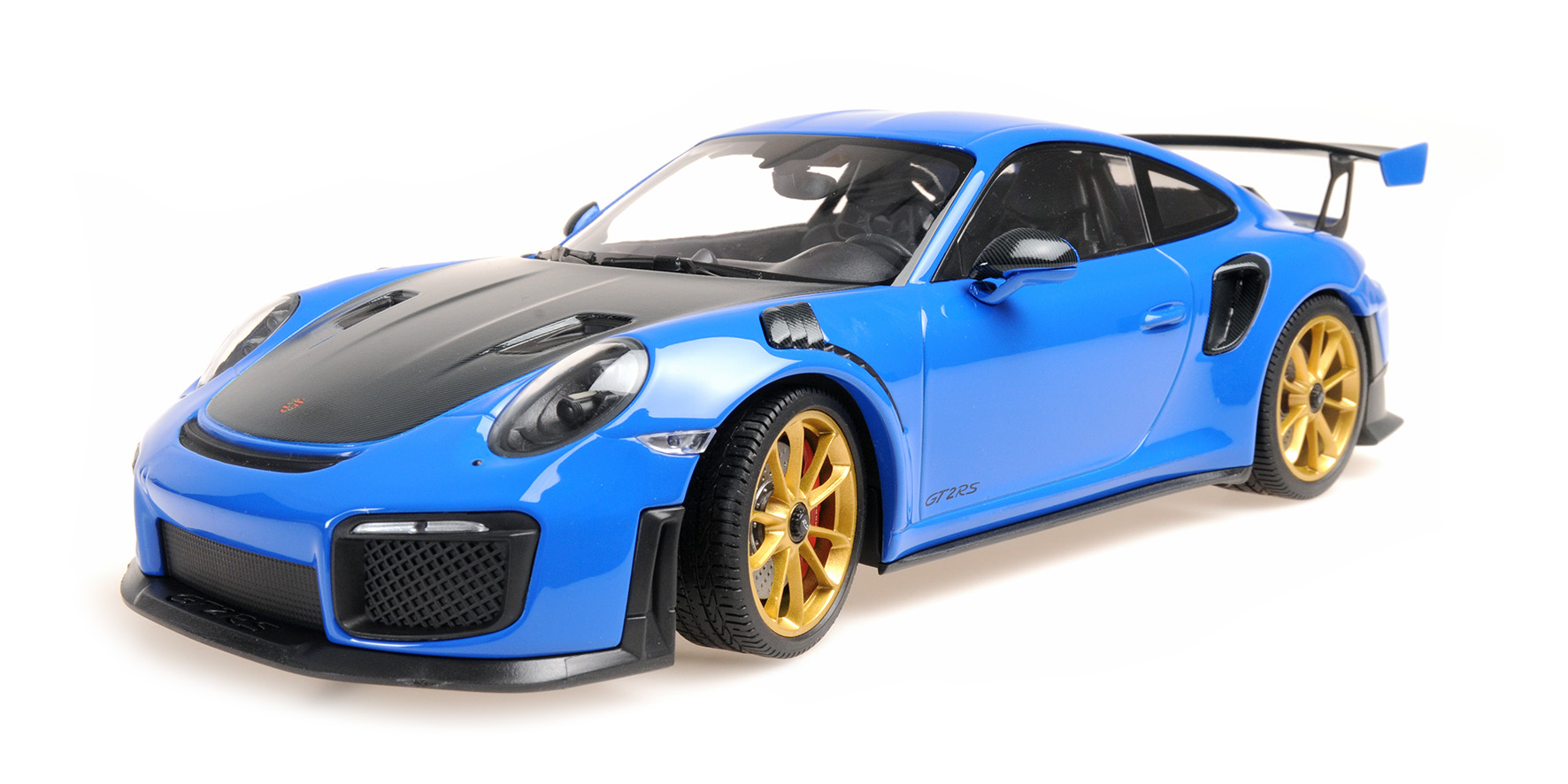 PORSCHE 911 (991.2) GT2RS - 2018 - BLUE W/ GOLDEN WHEELS