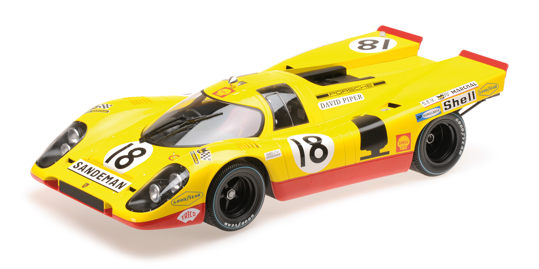 PORSCHE 917K - AAW RACING TEAM W/ DAVID PIPER - PIPER/VAN LENNEP - LE MANS 24 HOURS 1970