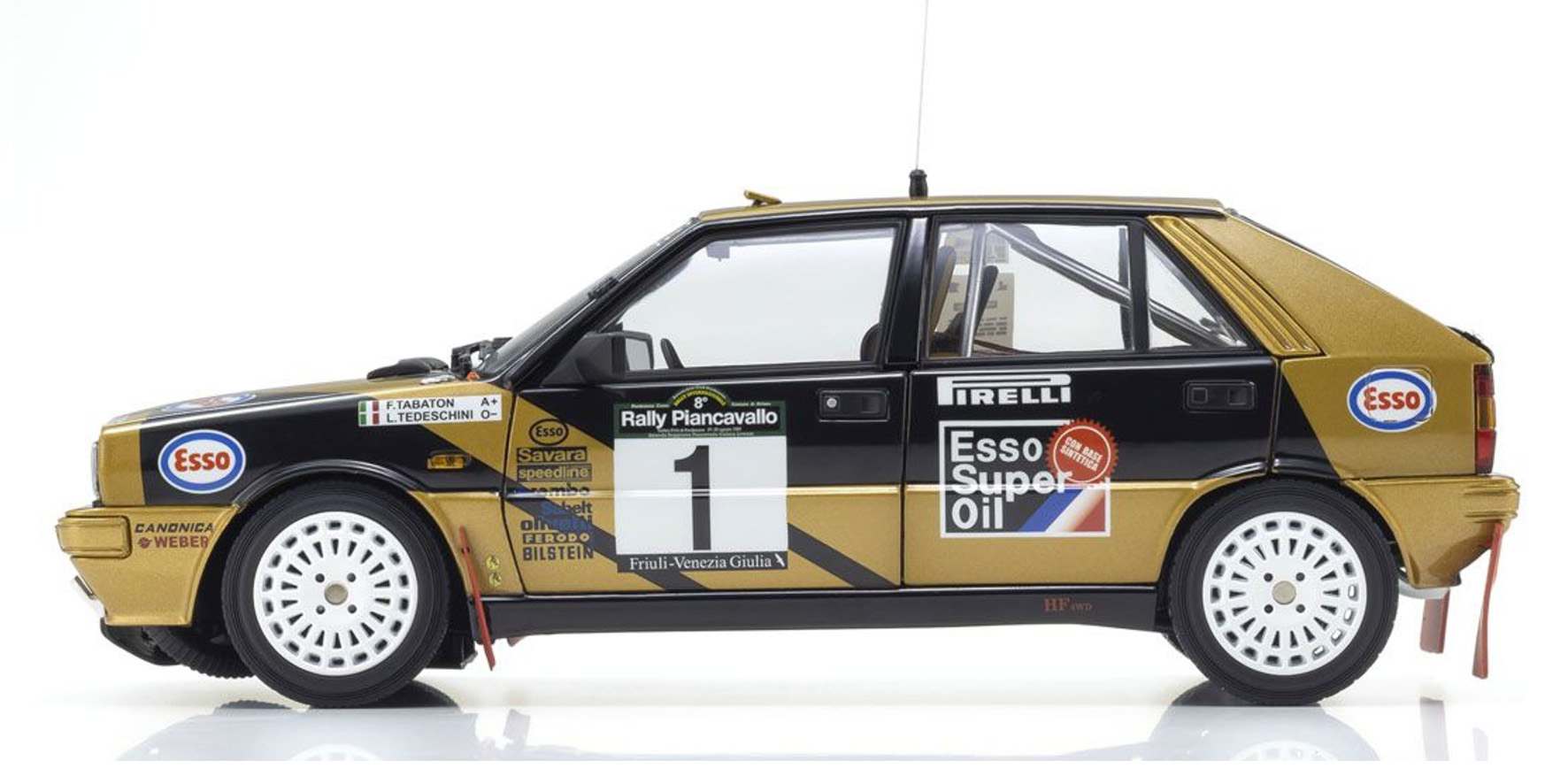 LANCIA DELTA HF 4WD - ESSO - #1 - WINNER RALLY PIANCAVALLO 1987 (08960D)