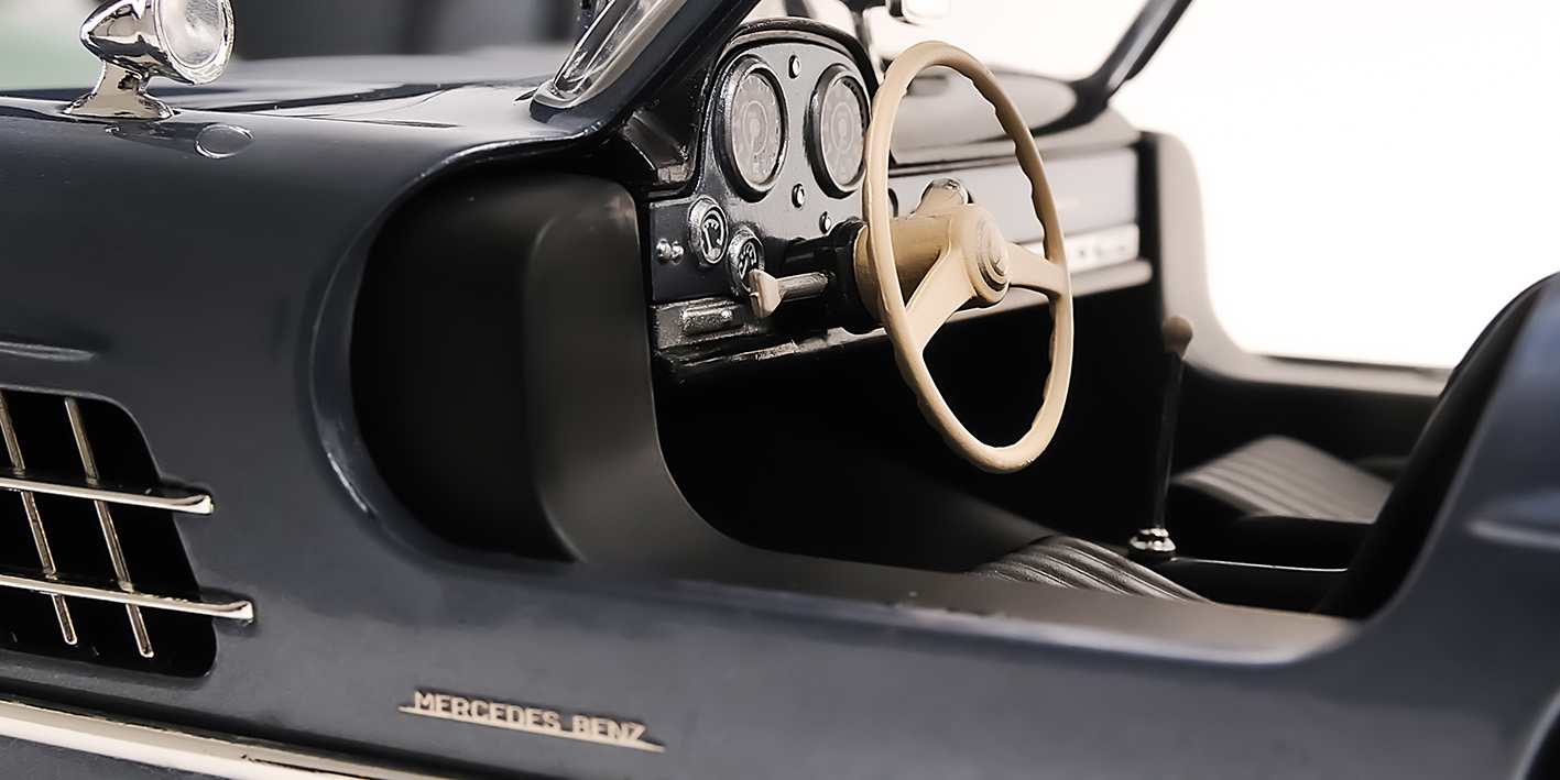 MERCEDES-BENZ 300 SL (W198) - 1955 - LIGHT BLUE METALLIC