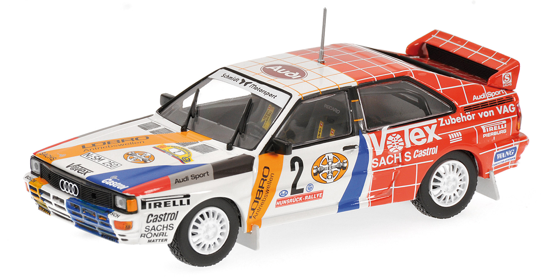 AUDI QUATTRO RALLY - DEMUTH/LUX - WINNERS HUNSRÜCK RALLY 1984