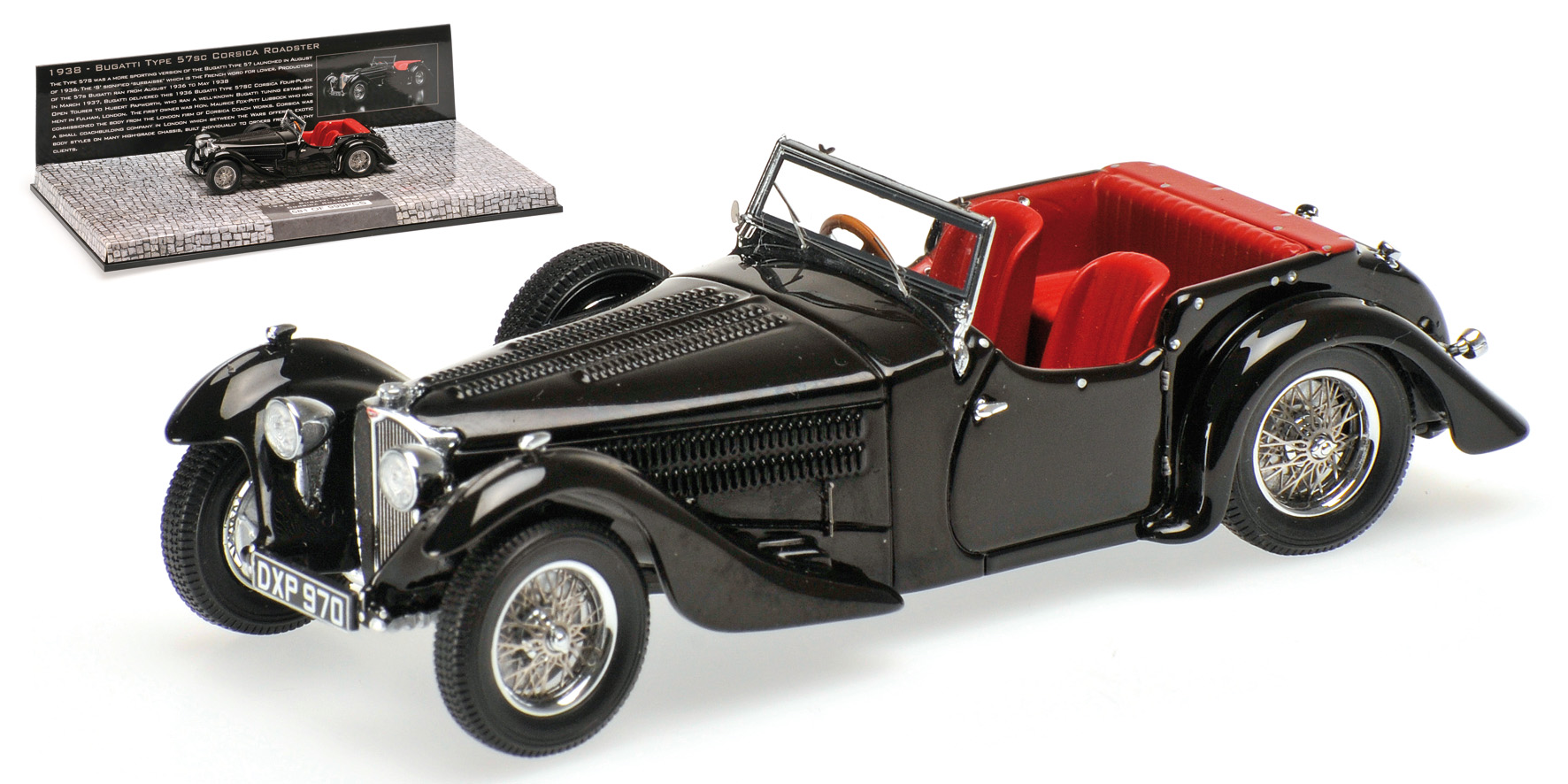 BUGATTI TYPE 57C CORSICA ROADSTER - 1938
