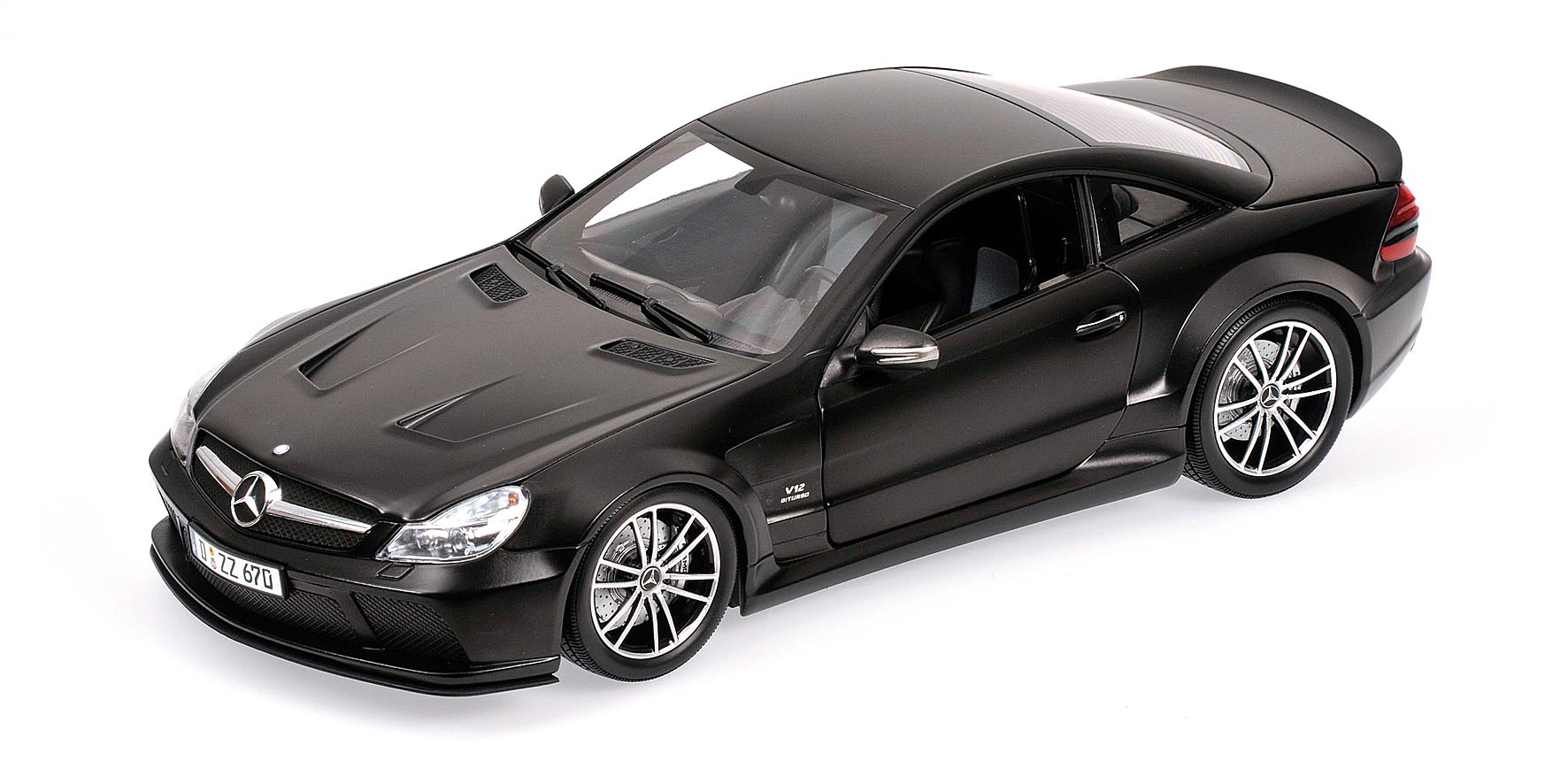 MERCEDES-BENZ SL65 AMG BLACK SERIES (R230) - 2009 - MATT BLACK