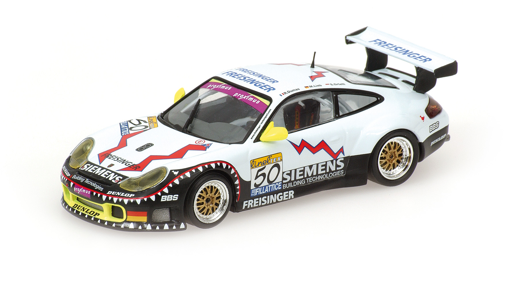 PORSCHE 911 GT3 RS - ORTELLI/LIEB/DUMAS - WINNERS - FREISINGER MOTORSPORT - 24H SPA 2003