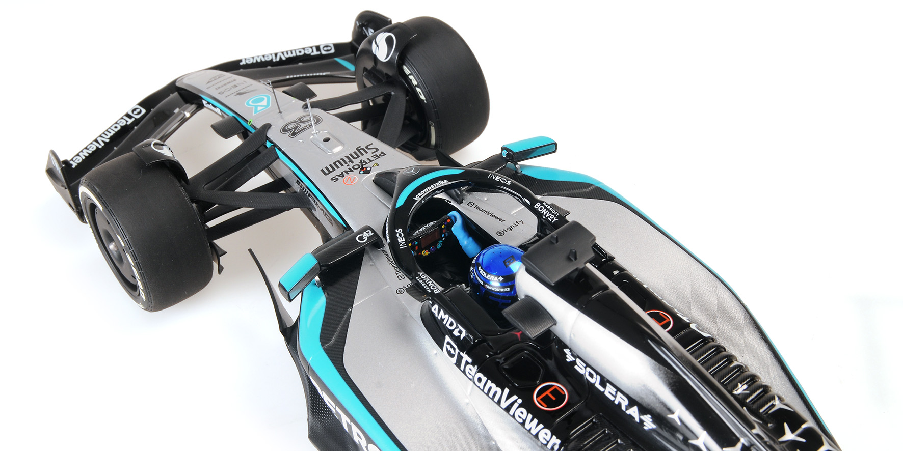 MERCEDES-AMG PETRONAS FORMULA ONE TEAM F1 W16 E PERFORMANCE - G. RUSSELL - WINNER SINGAPORE GP 2025