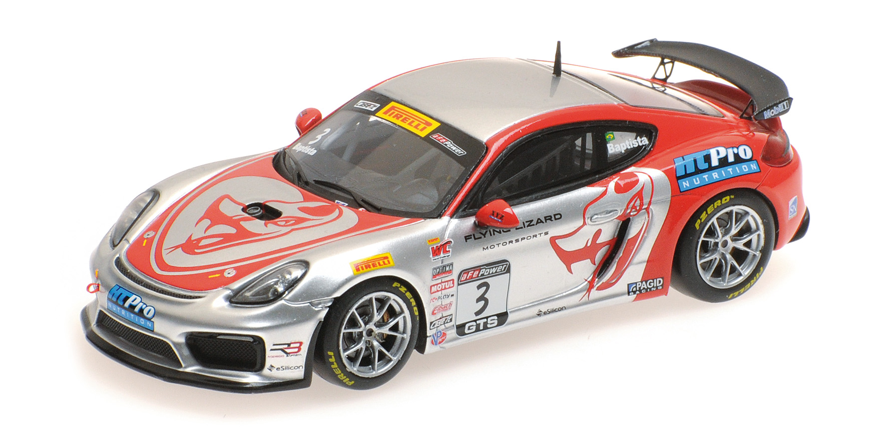 PORSCHE CAYMAN GT4 CLUBSPORT MR - RODRIGO BAPTISTA - PIRELLI WORLD CHALLENGES GTS 2017