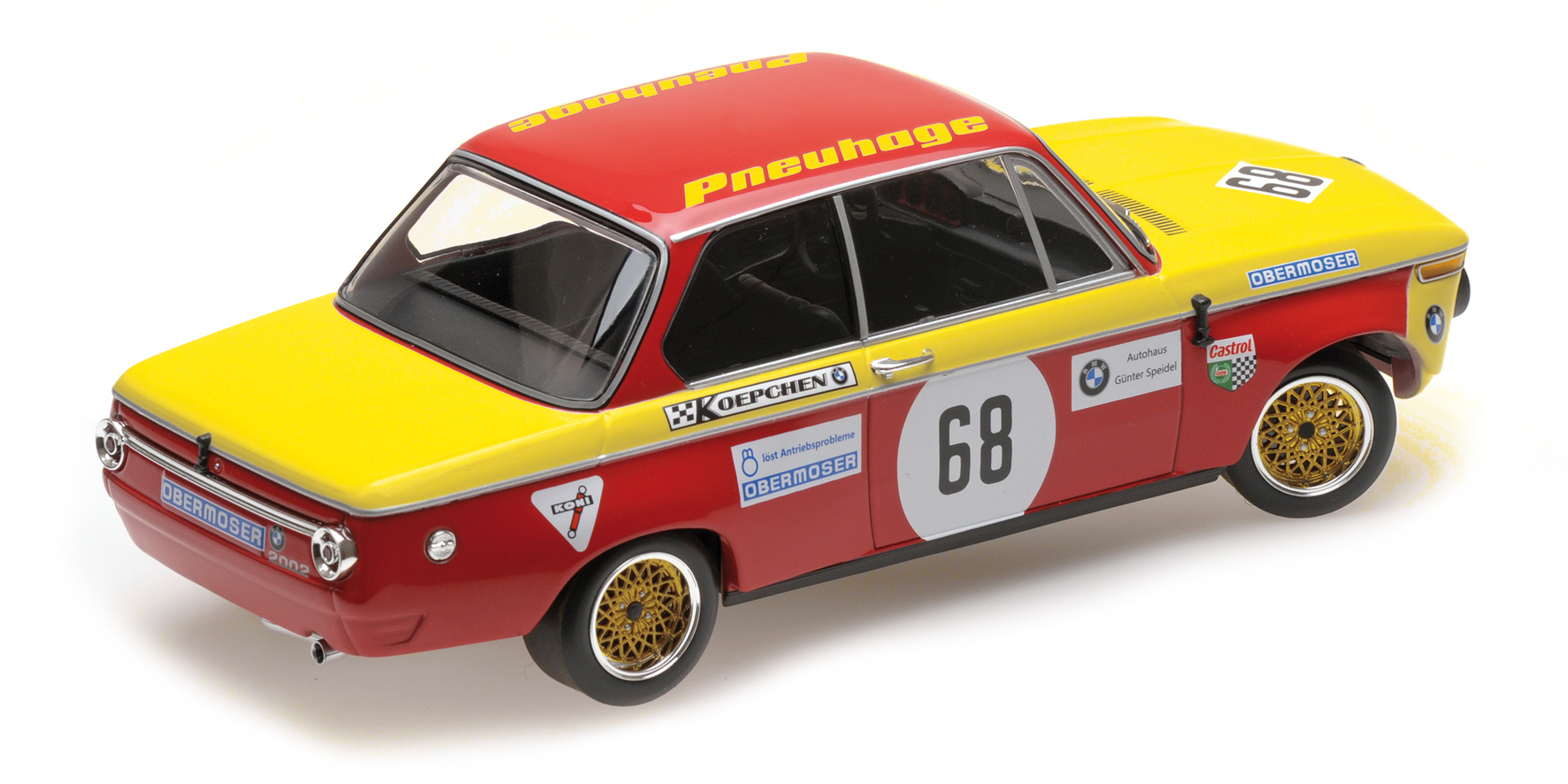 BMW 2002 - AUTOHAUS SPEIDEL - JÖRG OBERMOSER - PREIS DER NATIONEN HOCKENHEIM 1970