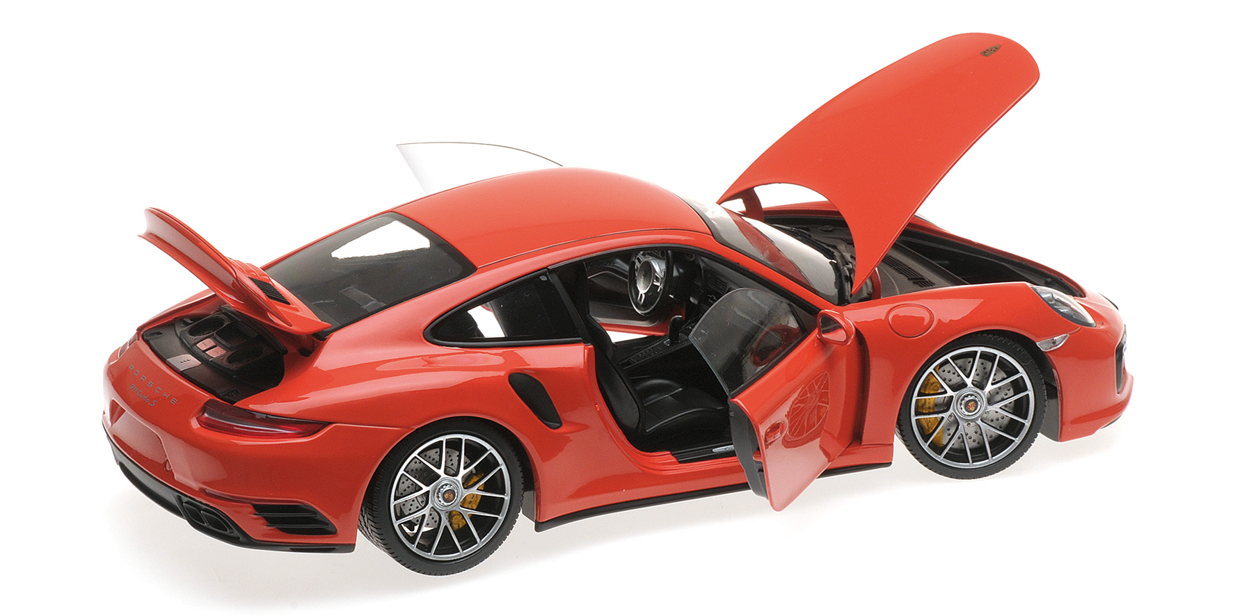 PORSCHE 911 TURBO S - 2016 - ORANGE
