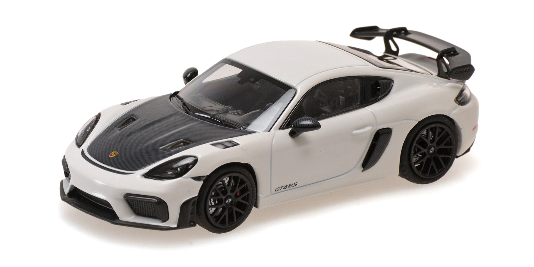 PORSCHE CAYMAN GT4 RS - 2021 - WHITE W/ BLACK WHEELS