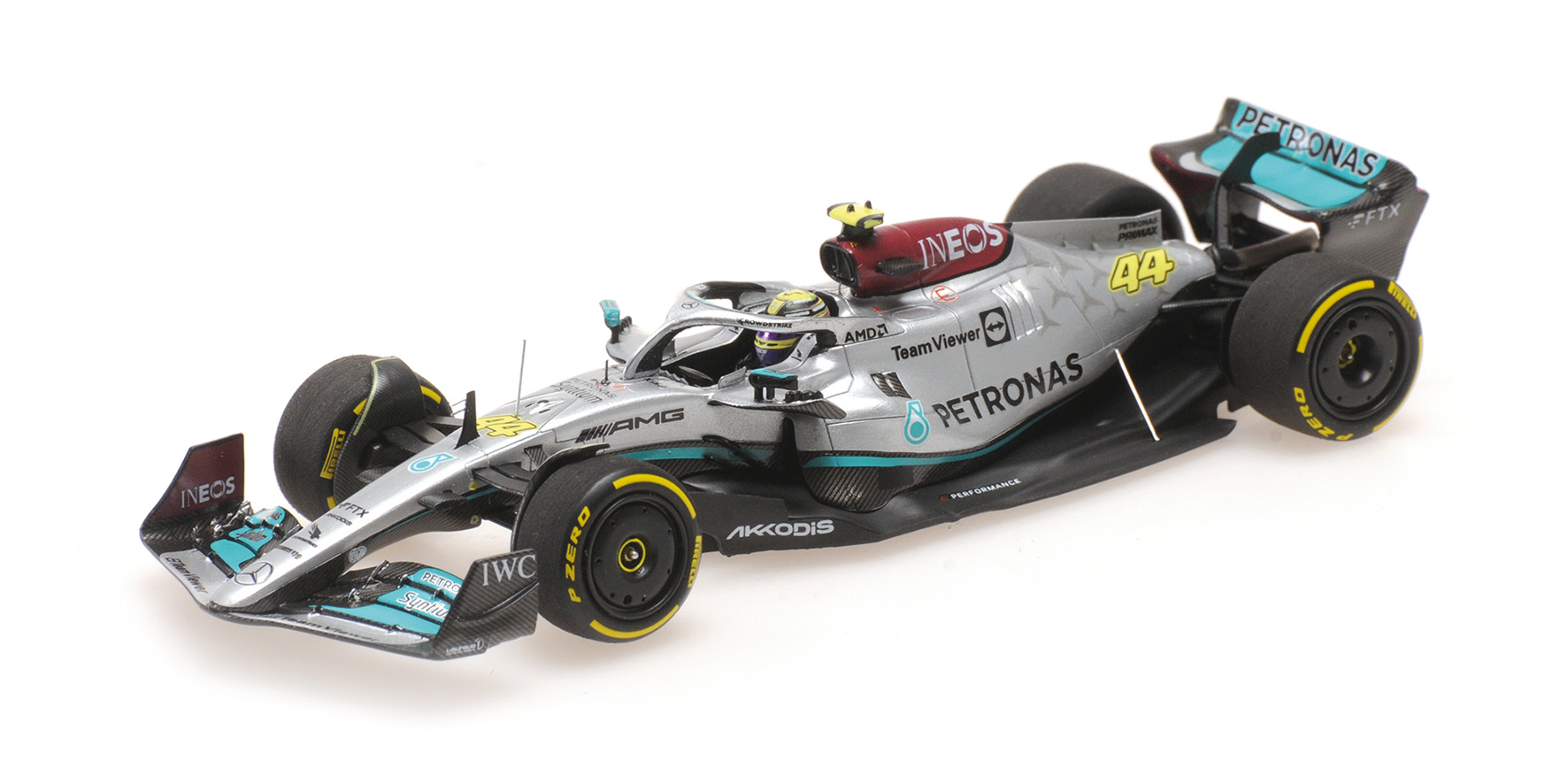 MERCEDES-AMG PETRONAS FORMULA ONE TEAM F1 W13 E PERFORMANCE - LEWIS HAMILTON - BAHRAIN GP 2022