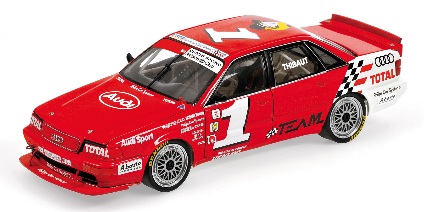 AUDI V8 EVOLUTION - TEAM DUBOIS RACING - PIERRE-ALAIN THIBAUT - BELGIAN PROCAR 1993