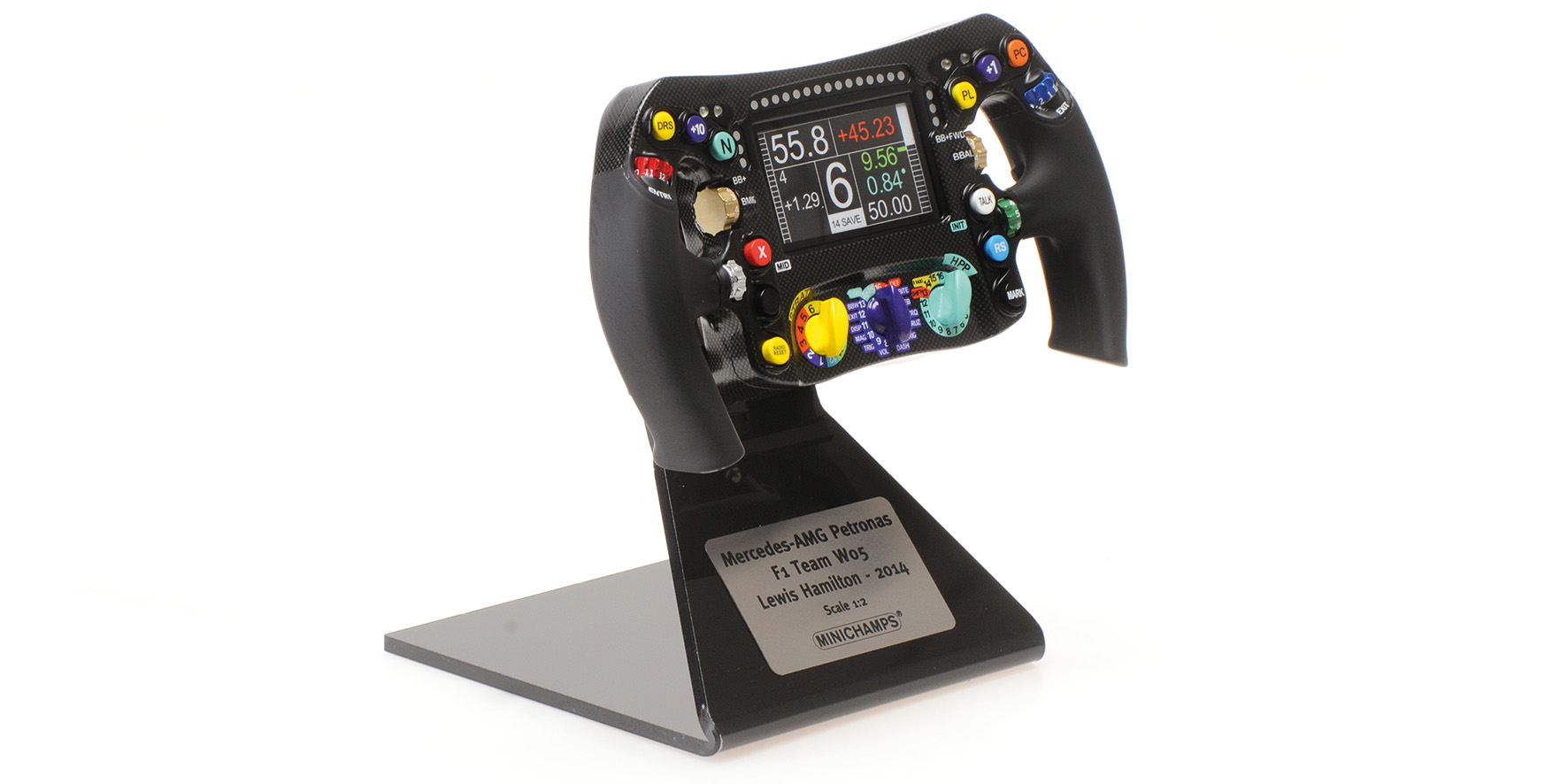 STEERING WHEEL MERCEDES AMG PETRONAS F1 TEAM W05 - LEWIS HAMILTON 2014