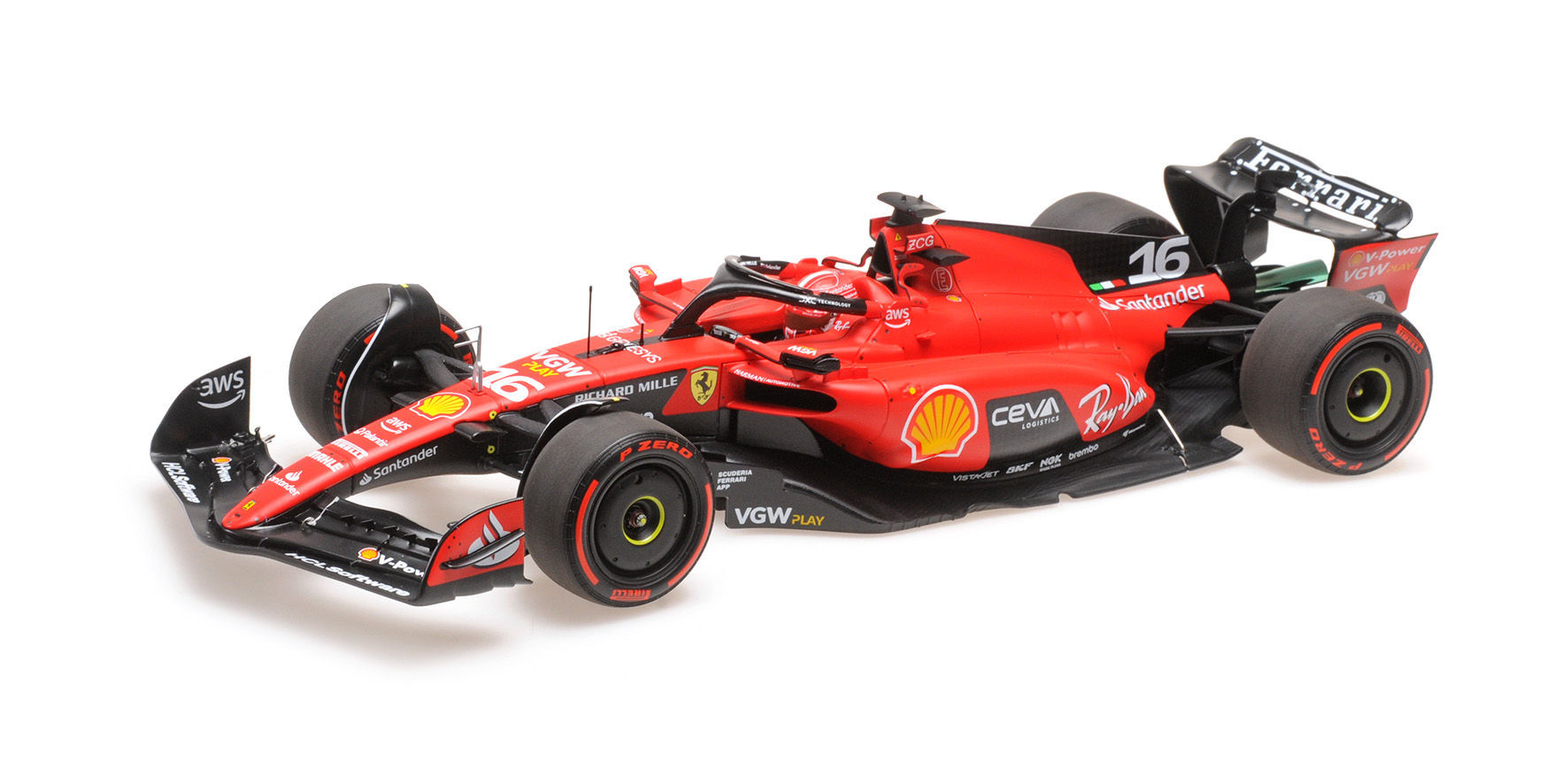 FERRARI SF-23 - CHARLES LECLERC - GP BELGIUM 2023
