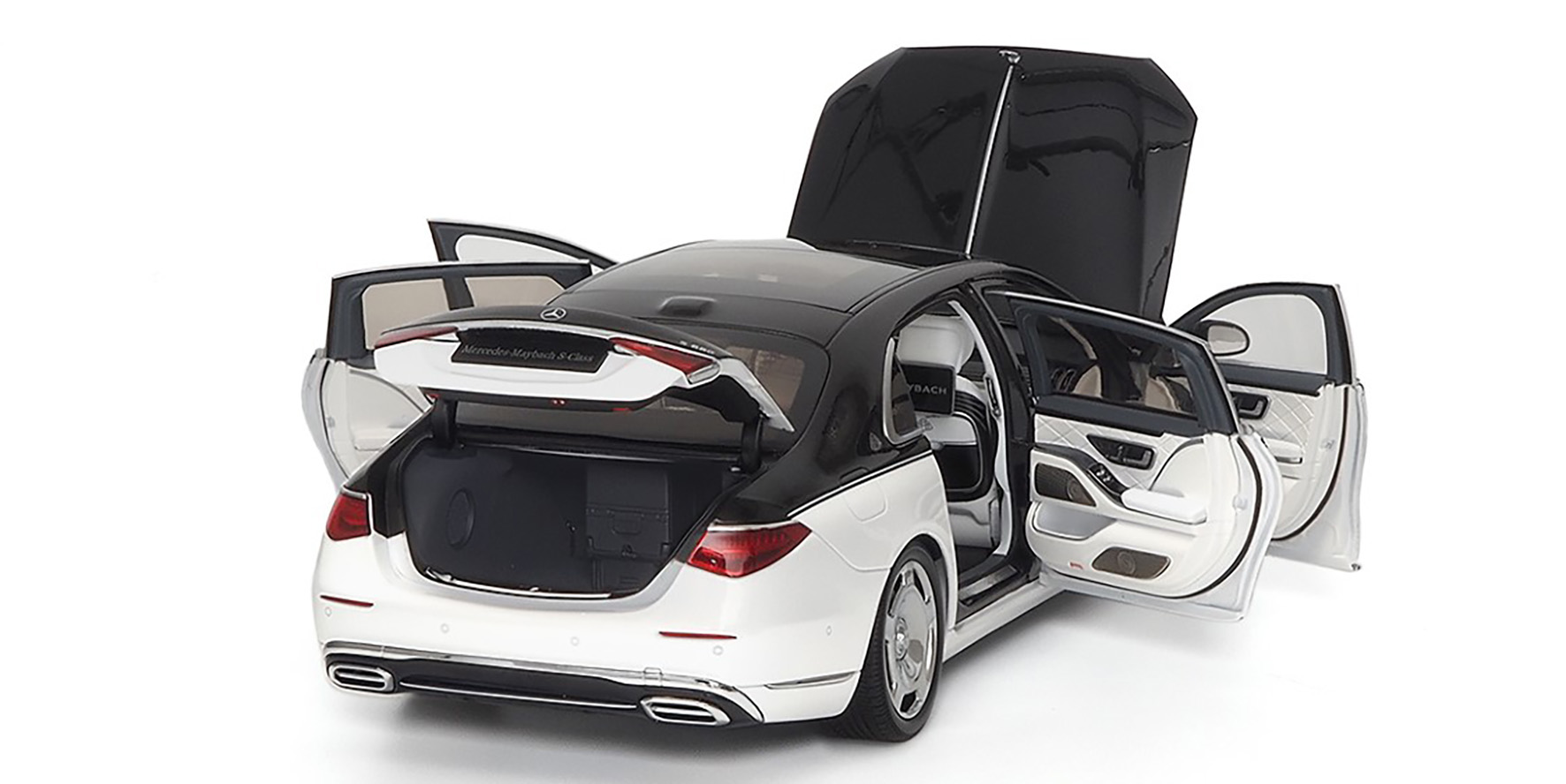 MERCEDES-MAYBACH-S-CLASS 2021 - OBSIDIAN BLACK/DIAMOND WHITE