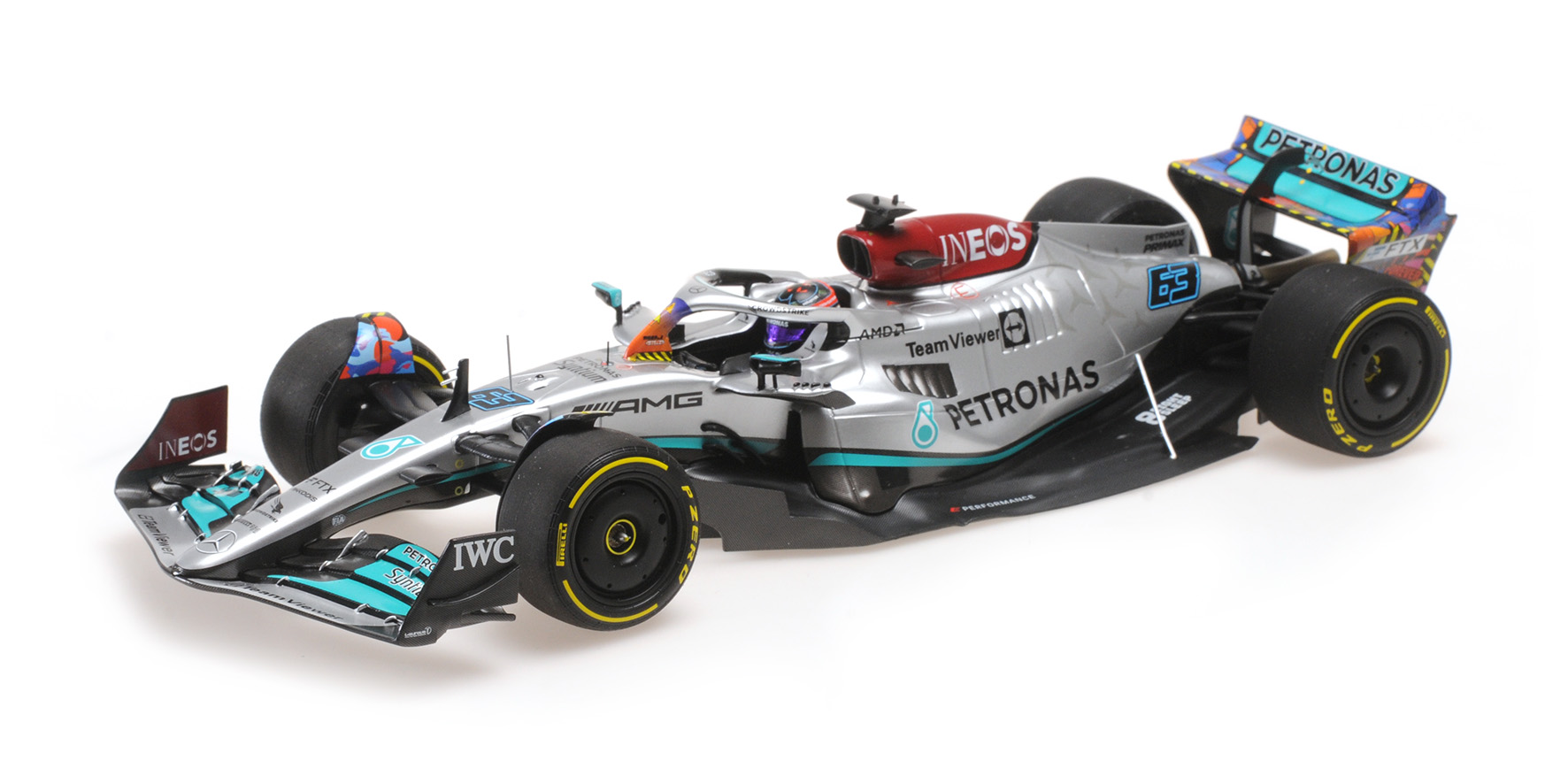 MERCEDES-AMG PETRONAS FORMULA ONE TEAM F1 W13 E PERFORMANCE - GEORGE RUSSELL - MIAMI GP 2022