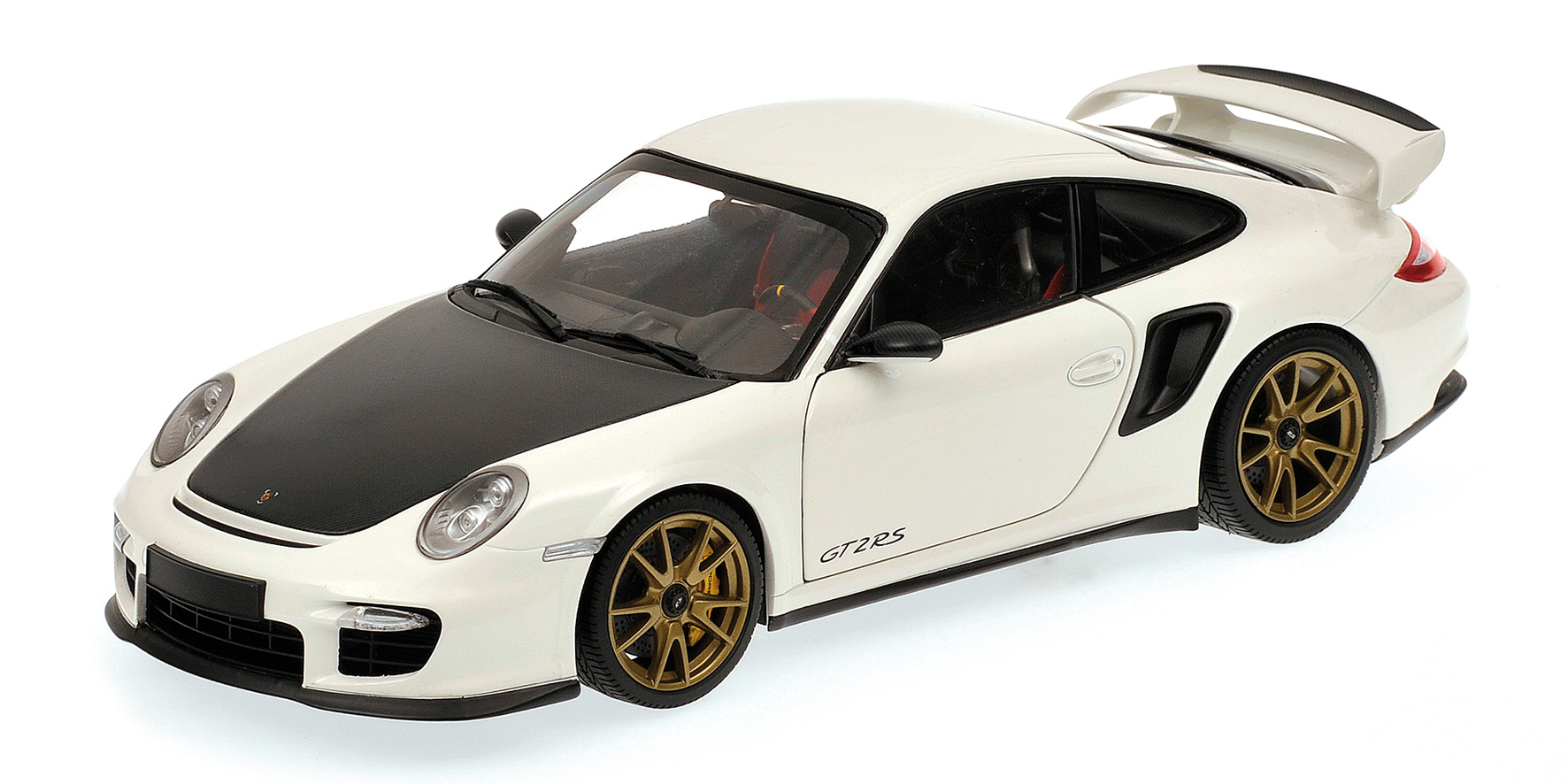 PORSCHE 911 (997 II) GT2 RS - 2011 - WHITE W/ GOLD WHEELS