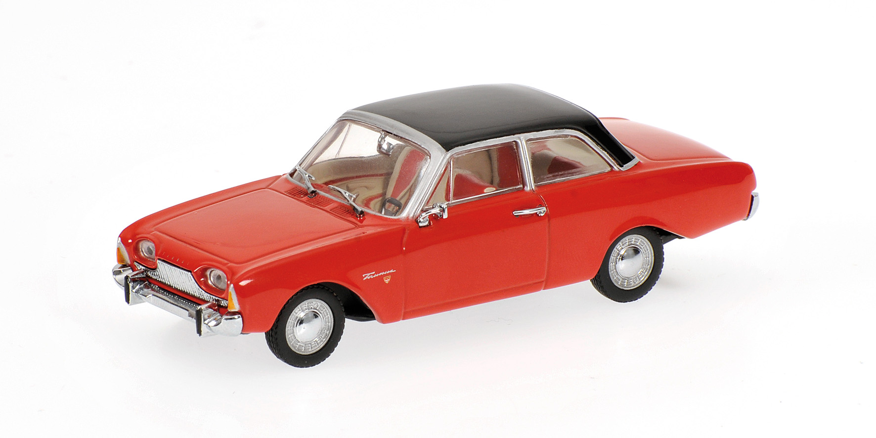 FORD TAUNUS - 1960 - RED/BLACK
