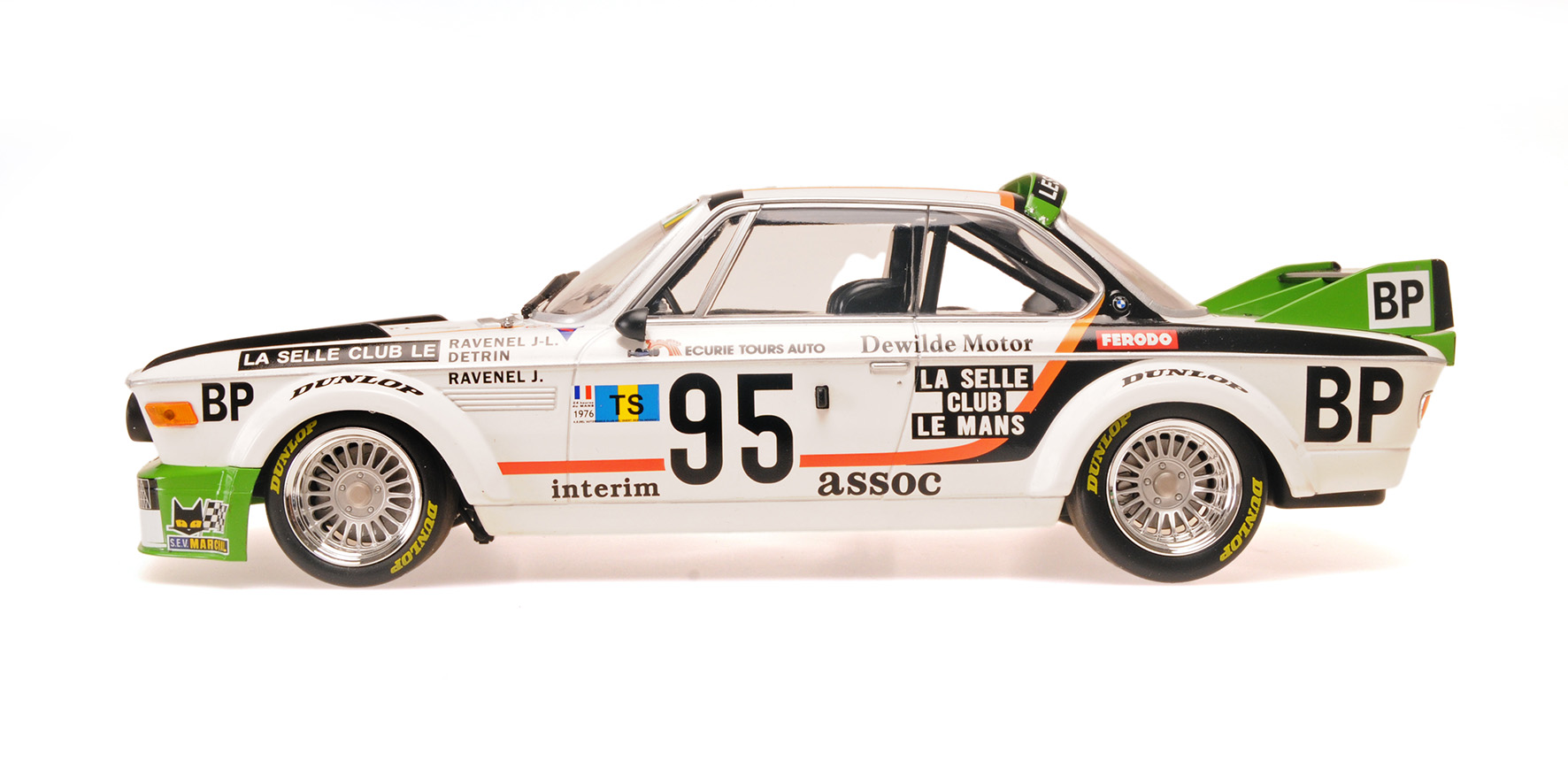 BMW 3.0 CSL - LES MAISON DU WEEK-END - RAVENEL/RAVENEL/DETRIN - WINNER GR.II LE MANS 1976