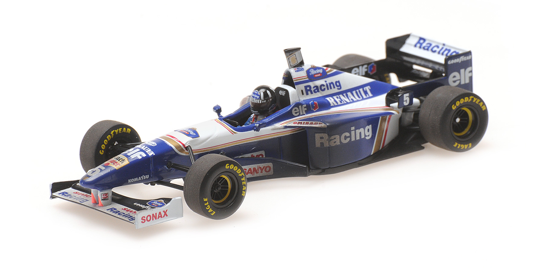 WILLIAMS RENAULT FW18 - DAMON HILL - WORLD CHAMPION 1996 - DIRTY VERSION
