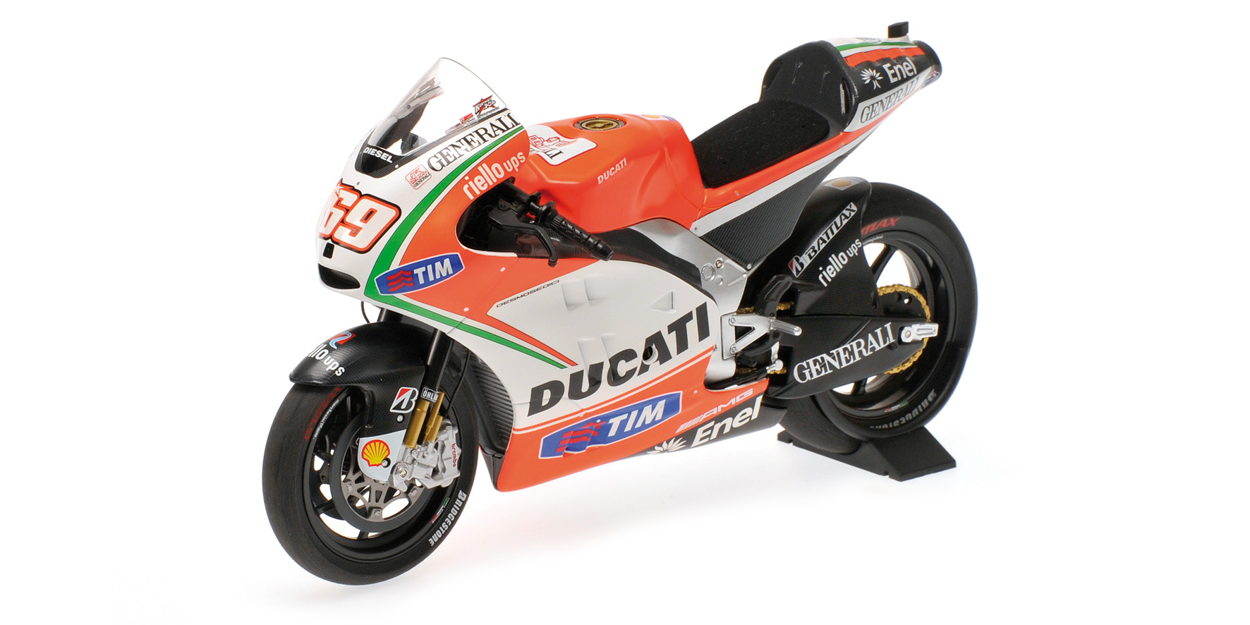 DUCATI DESMOSEDICI GP12 - NICKY HAYDEN - MOTOGP 2012