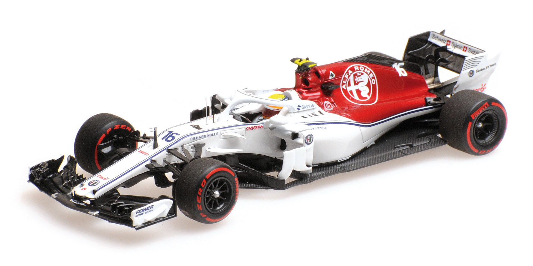 ALFA ROMEO SAUBER F1 TEAM FERRARI C37 - CHARLES LECLERC - FIRST HOME RACE MONACO GP - 2018