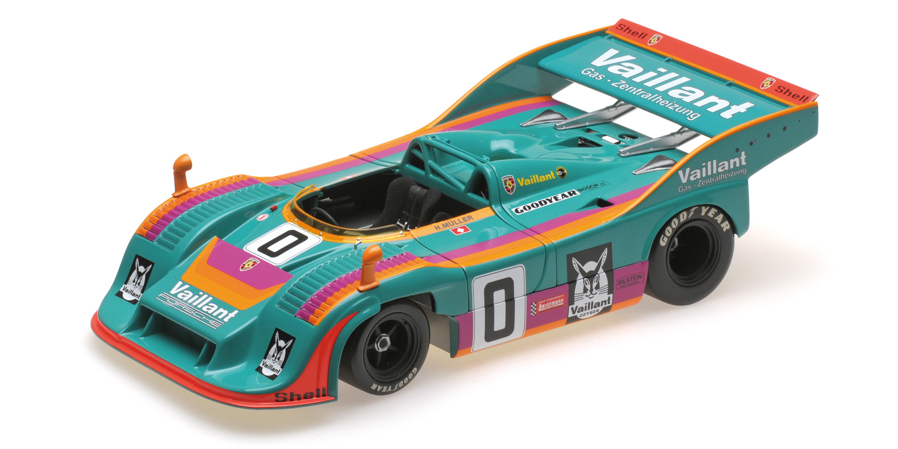PORSCHE 917/20  'VAILLANT RACING' - HERBERT MÜLLER - WINNER INTERSERIE 1975