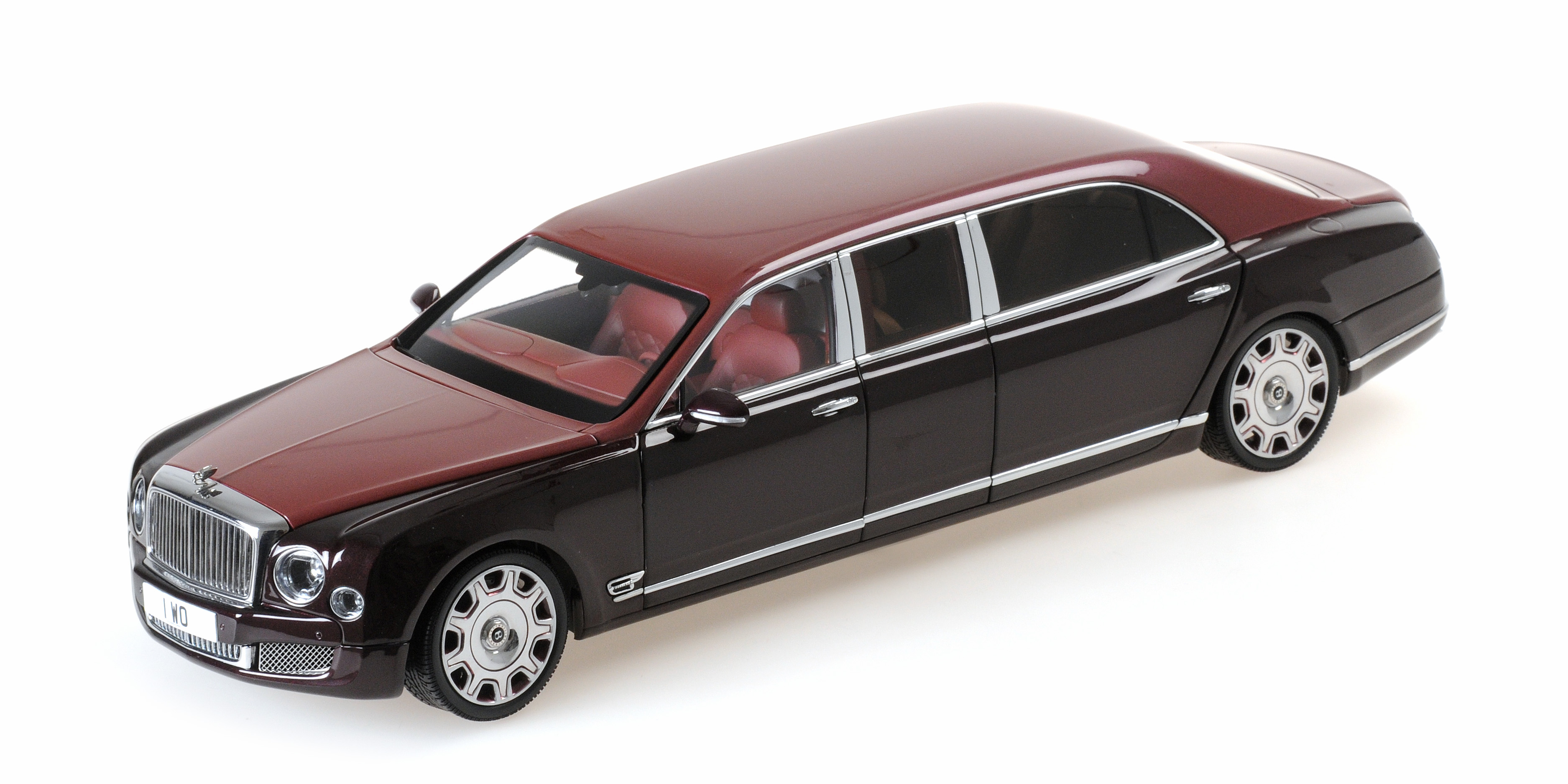 BENTLEY MULSANNE GRAND LIMOUSINE BY MULLINER 2017 - LIGHT CLARET OVER CLARET