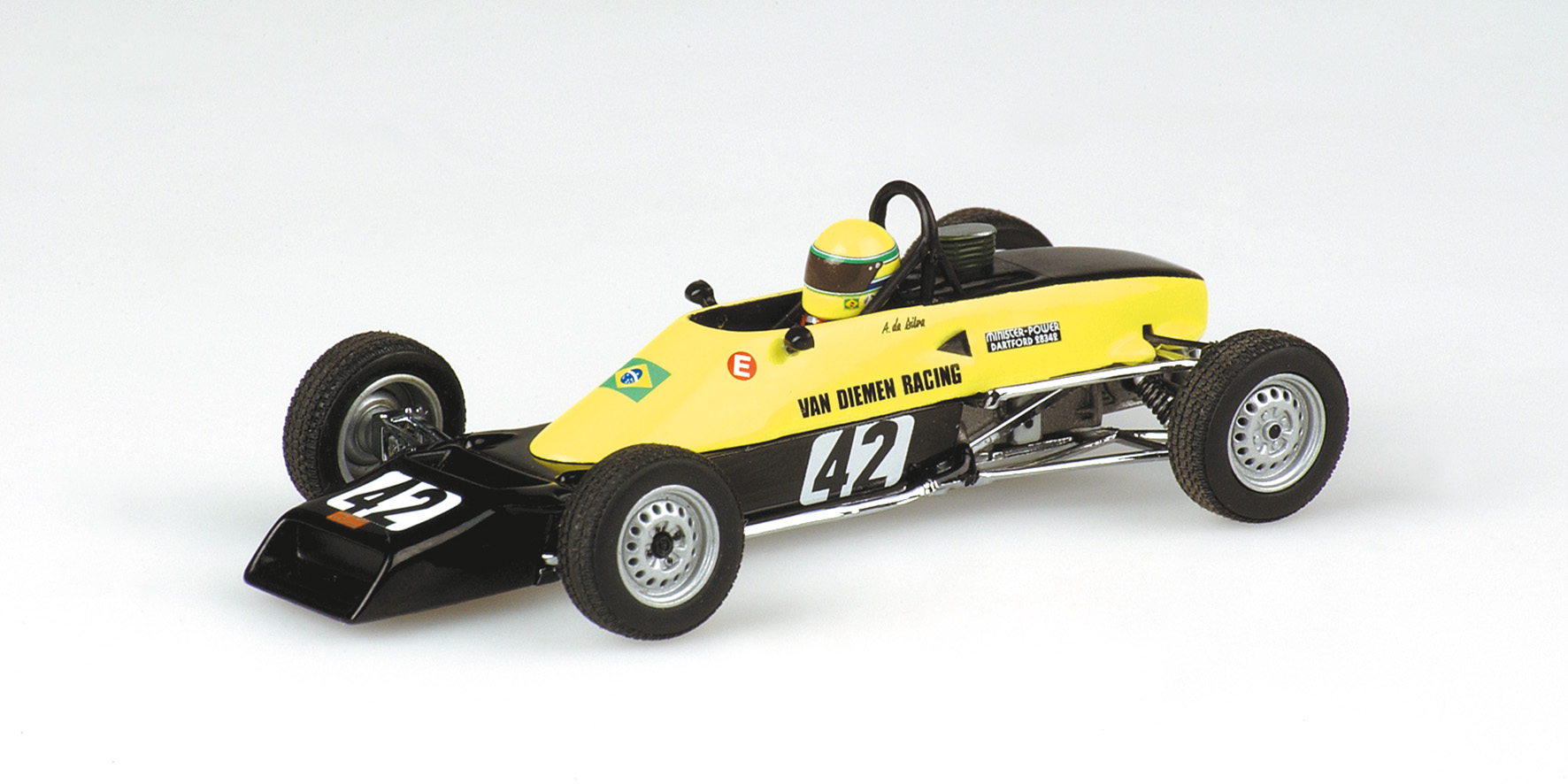 VAN DIEMEN RF81-FORD - AYRTON SENNA - BRITISH FORMULA FORD CHAMPION 1981