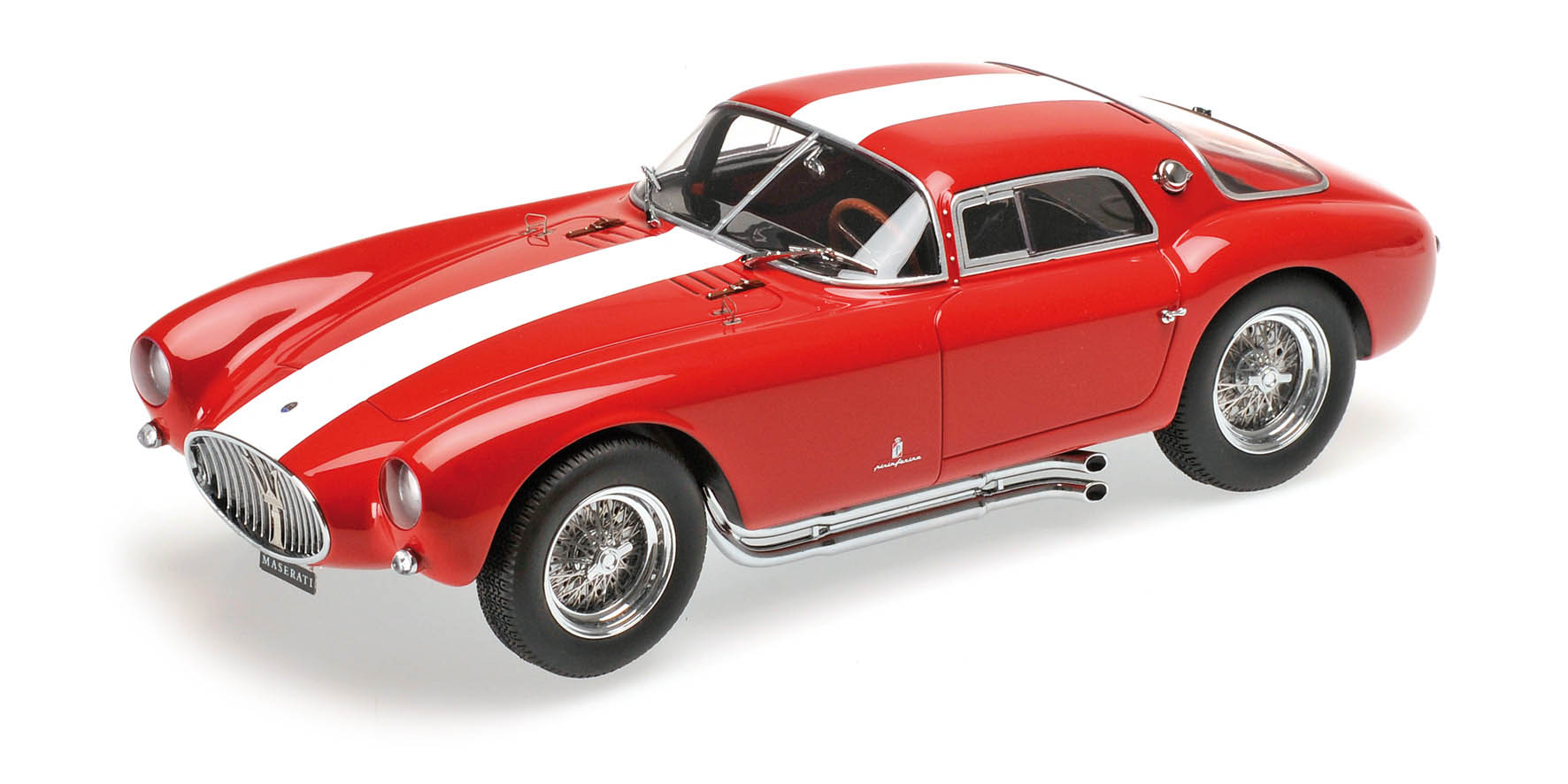 MASERATI A6GCS - 1954 - RED / WITH WHITE STRIPE