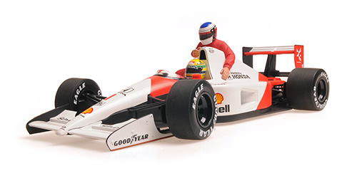 MCLAREN HONDA MP4/6 - AYRTON SENNA - W/JEAN ALESI RIDING - MEXICO GP 1991
