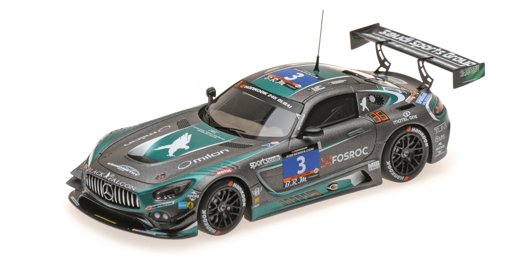 MERCEDES-AMG GT3 - AL FAISAL/HAUPT/BRONISZEWSKI/BUURMAN/SCHNEIDER - 24H DUBAI 2016