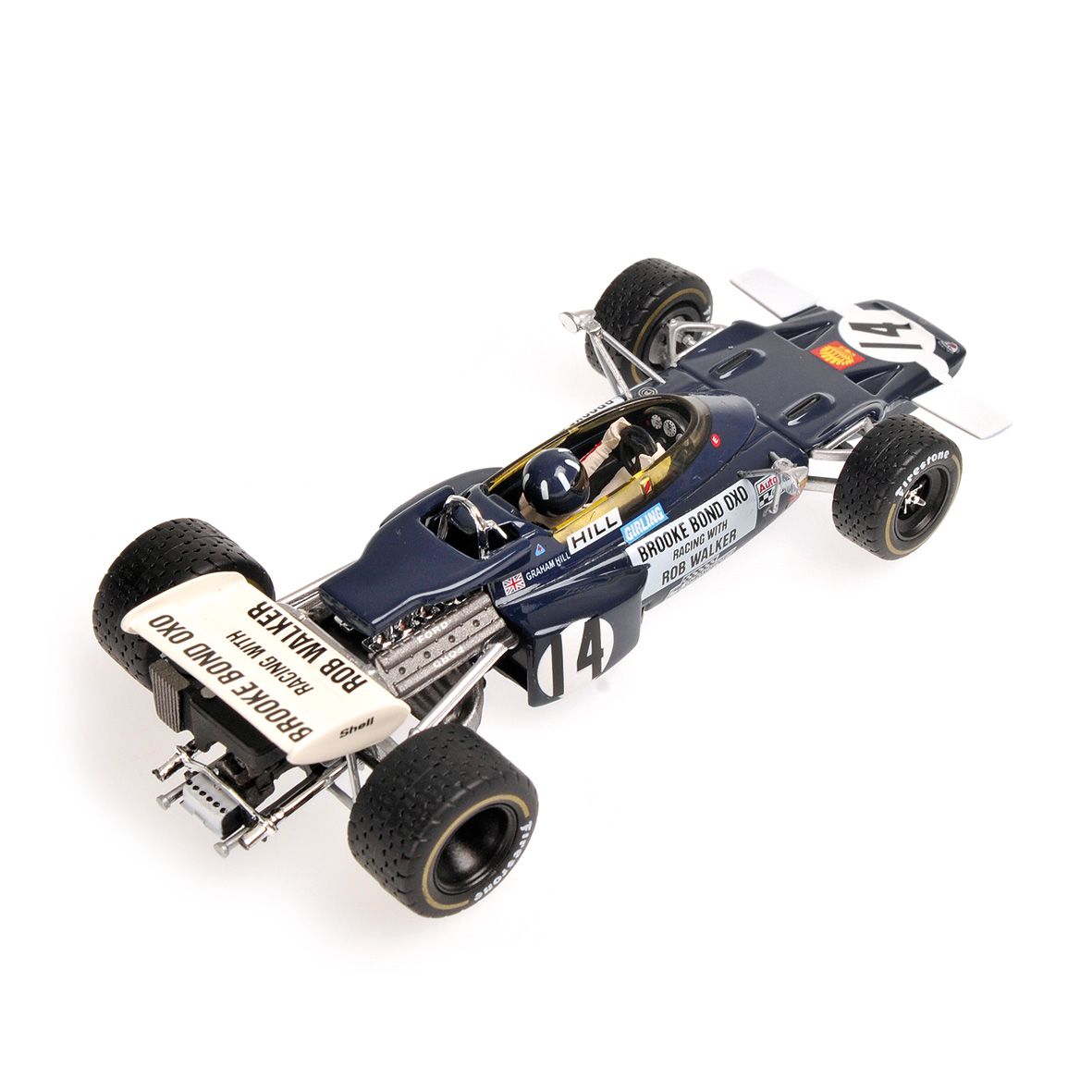 LOTUS FORD 72 - GRAHAM HILL - MEXICAN GP 1970