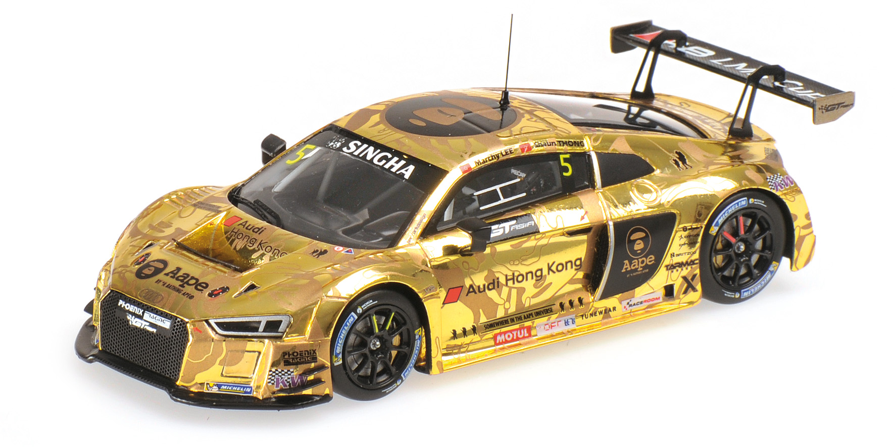 AUDI R8 LMS - AAPE / AUDI HONG KONG - M.LEE / S.THONG - GT ASIA 2016 OVERALL 2ND PLACE