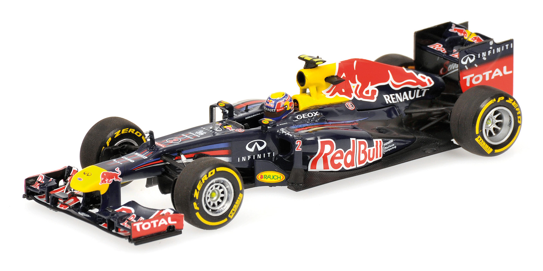 RED BULL RACING RENAULT RB8 - MARK WEBBER - 2012
