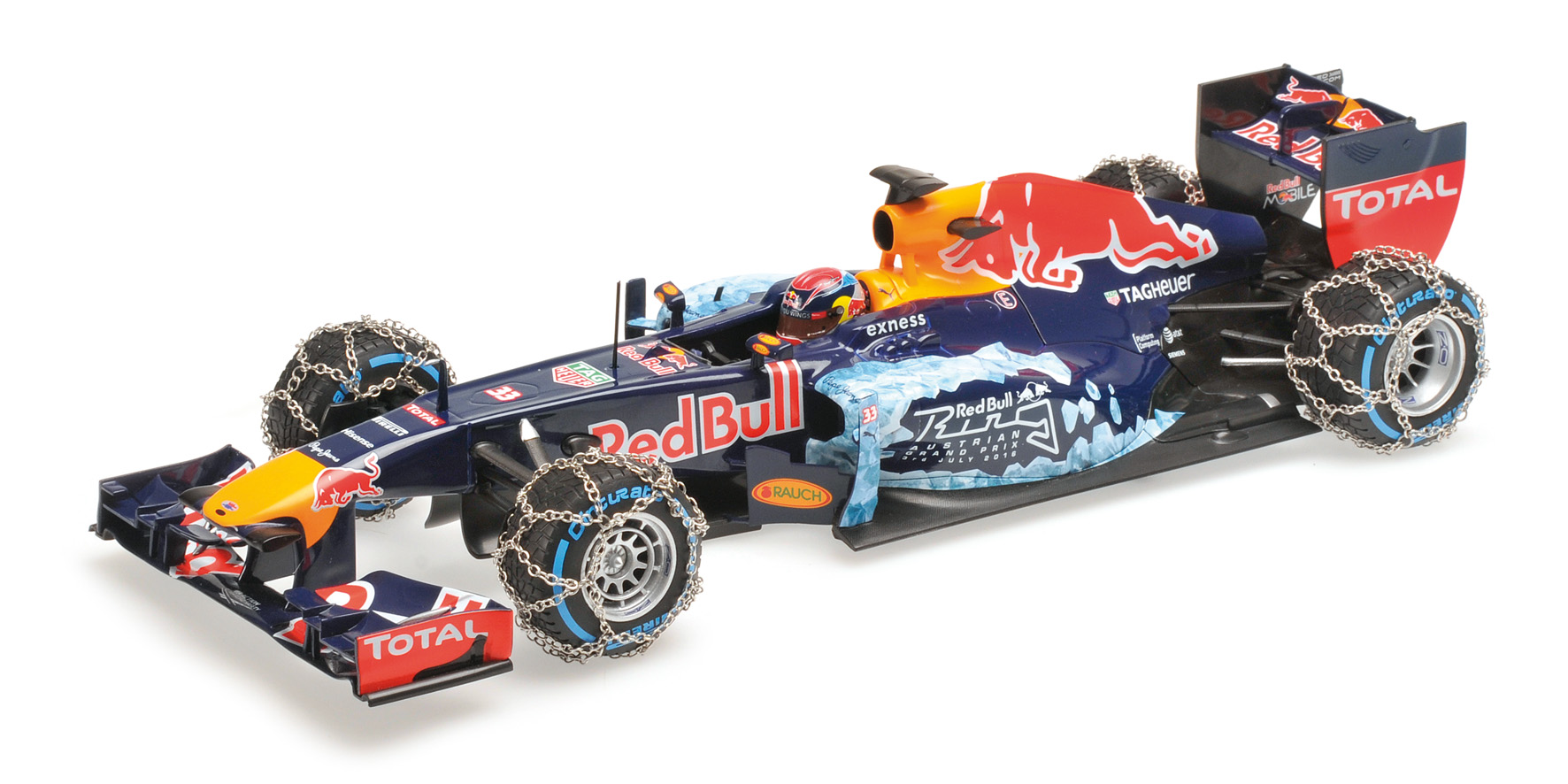 RED BULL RACING TAG HEUER RB7 - MAX VERSTAPPEN - SNOW DEMONSTR. RUN - KITZBÜHEL 14TH JANUARY 2016