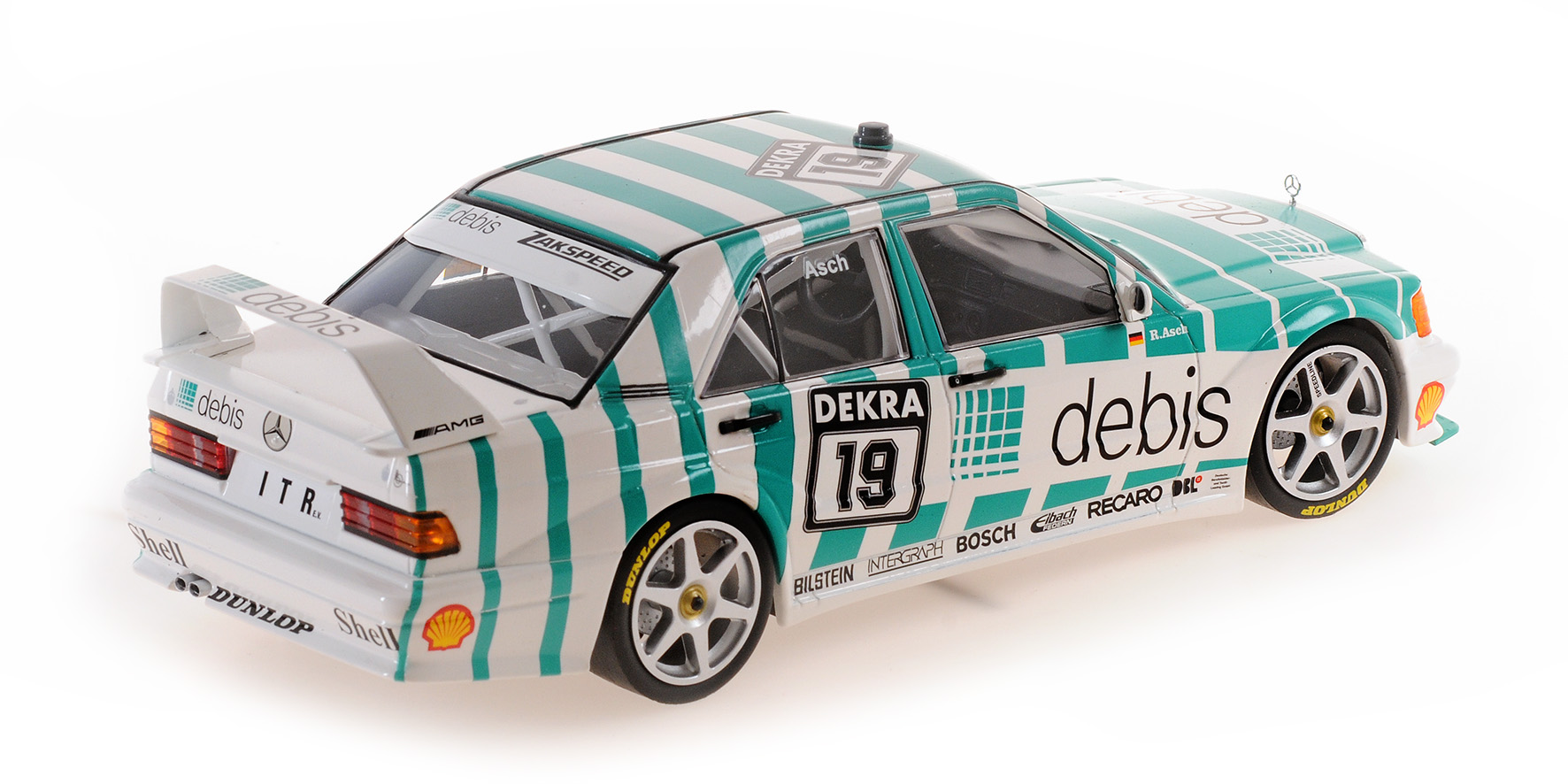 MERCEDES-BENZ 190E 2.5-16 EVO 2 - TEAM ZAKSPEED - ROLAND ASCH - DTM 1991