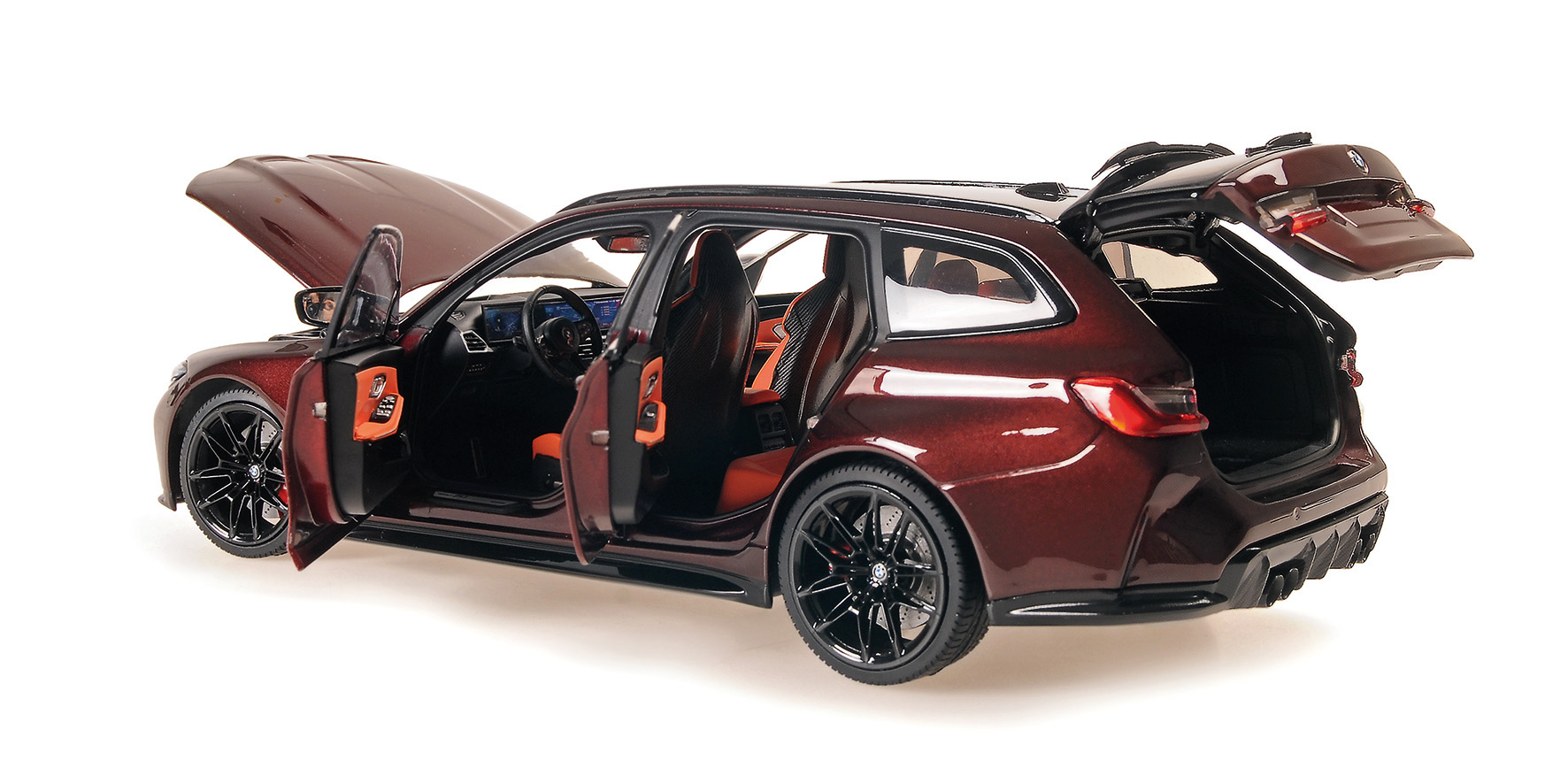 BMW M3 TOURING - 2024 - AVENTURINE RED W BLACK WHEELS AND TARTUFO INTERIOR