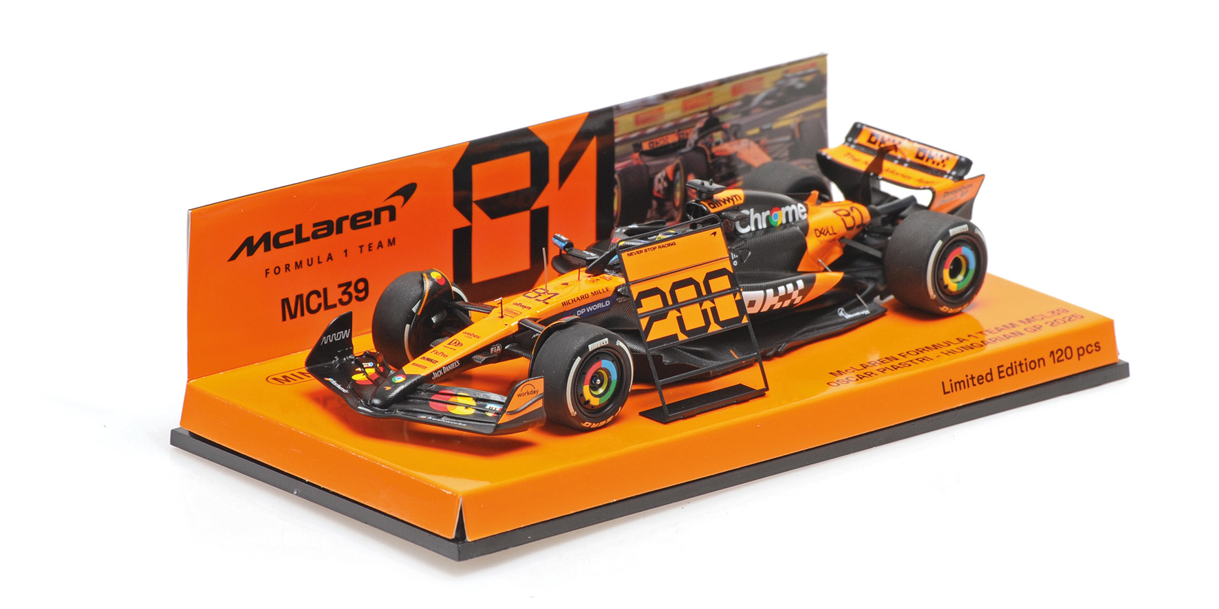 MCLAREN FORMULA 1 TEAM MCL39 - OSCAR PIASTRI - HUNGARIAN GP 2025