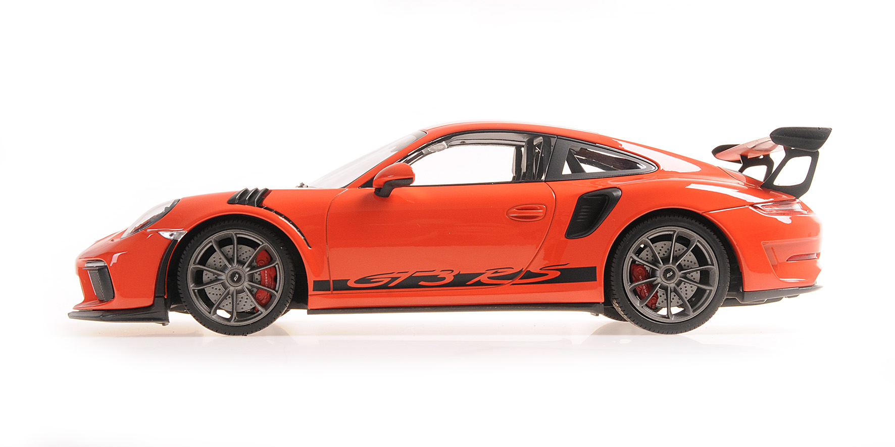 PORSCHE 911 GT3RS (991.2) - 2019 - LAVA ORANGE W/ PLATINUM WHEELS