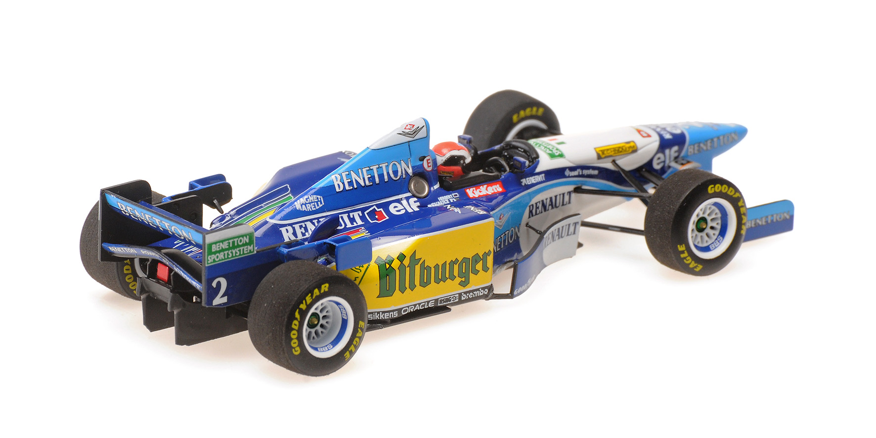 BENETTON RENAULT B195 - JOHNNY HERBERT - WINNER BRITISH GP 1995
