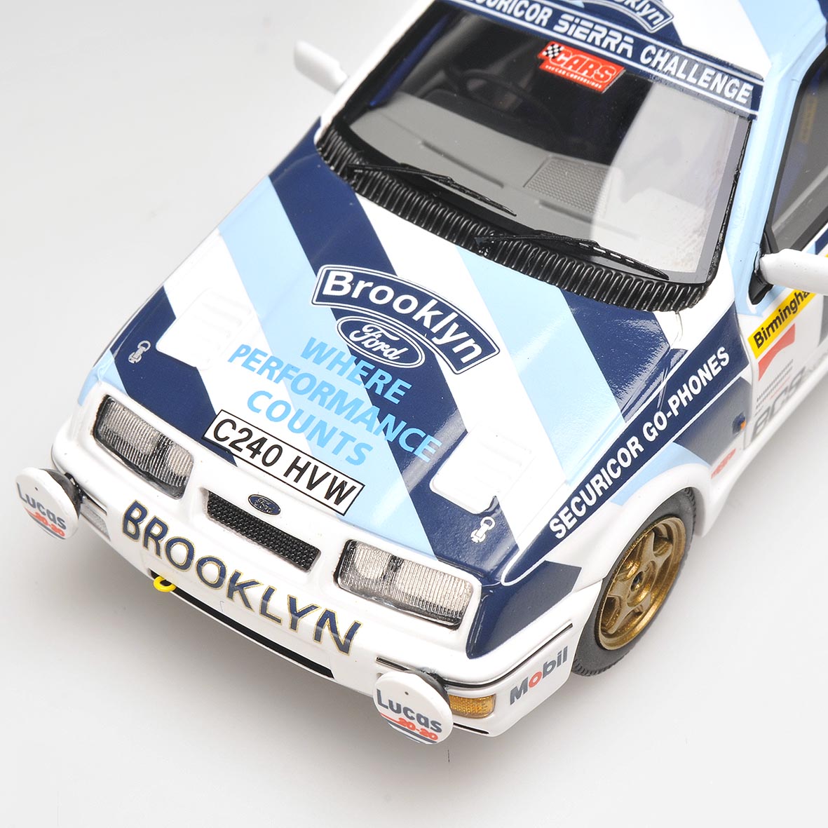FORD SIERRA RS COSWORTH - AYRTON SENNA - RALLY TEST 1986