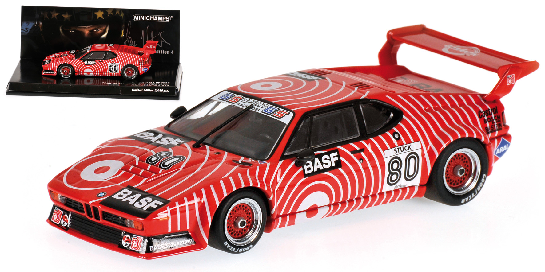 BMW M1 PROCAR - TEAM GS SPORT 'BASF' - HANS-JOACHIM STUCK - PROCAR SERIES 1980