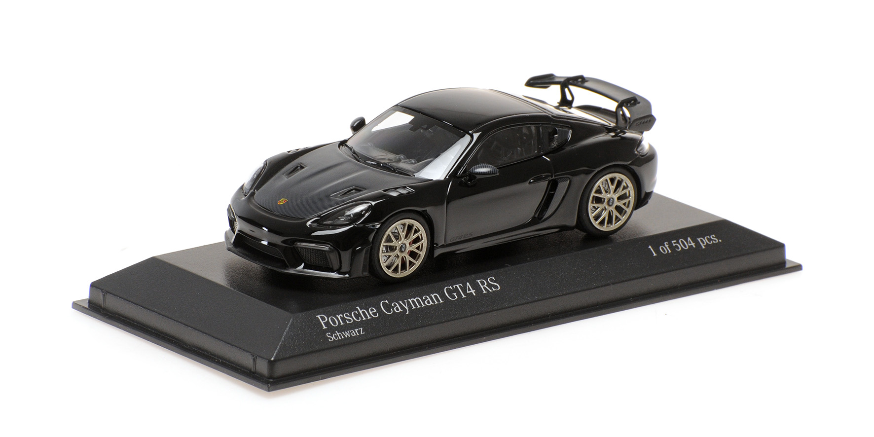 PORSCHE CAYMAN GT4 RS - 2021 - BLACK W/ NEODYME WHEELS