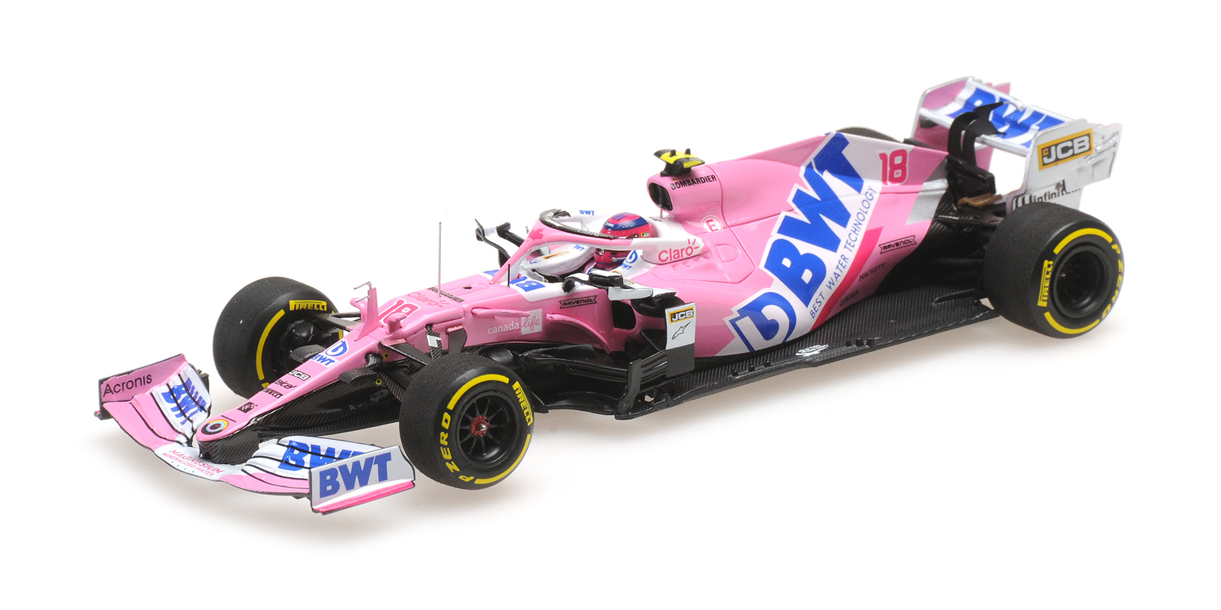 BWT RACING POINT F1 TEAM MERCEDES RP20 - LANCE STROLL - 3RD PLACE ITALIAN GP 2020