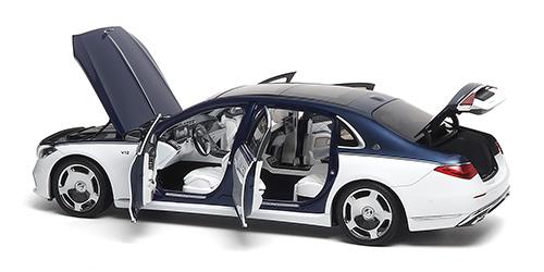 MERCEDES-MAYBACH-S-CLASS 2021 - NAUTICAL BLUE/DIAMOND WHITE