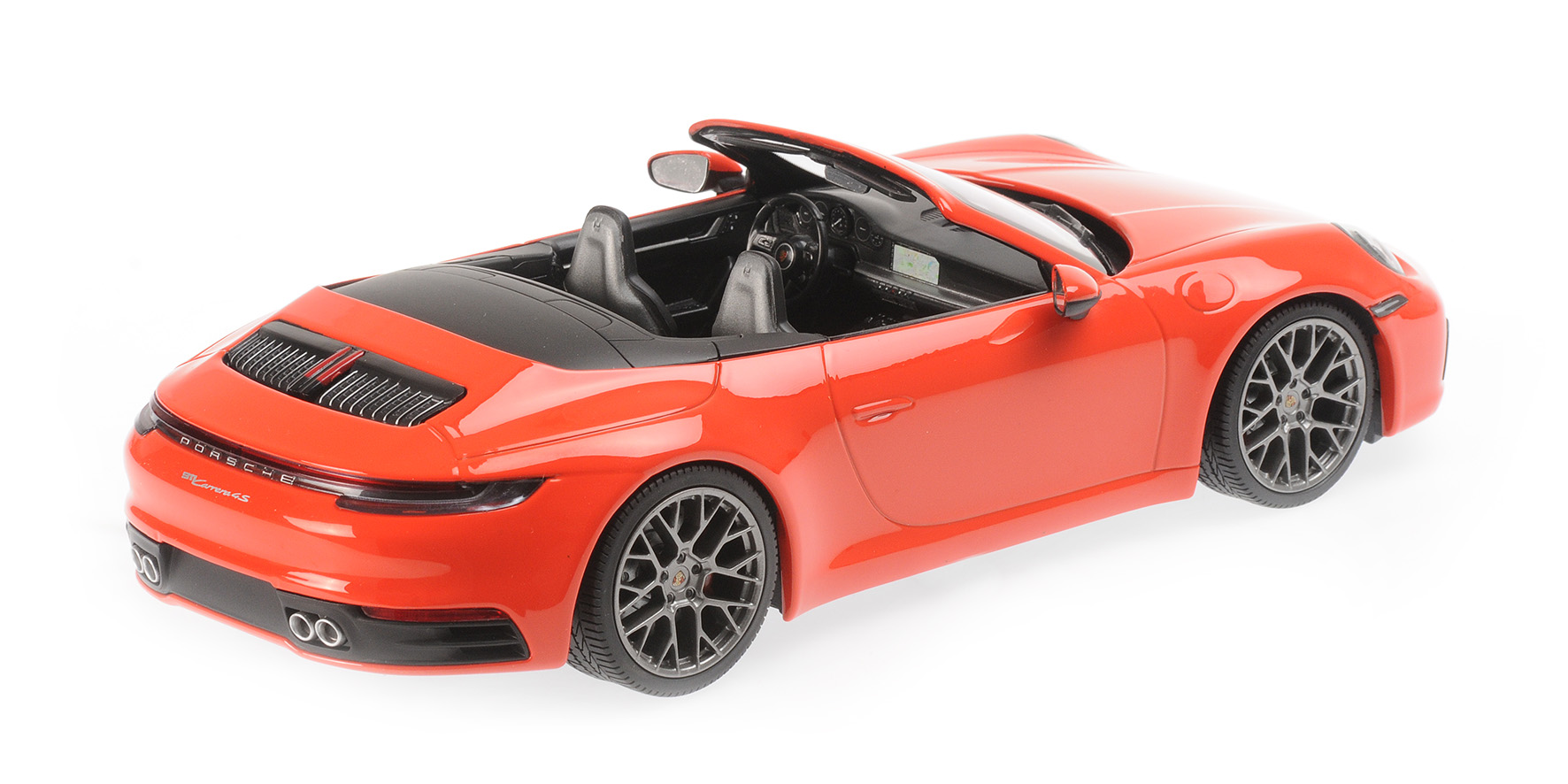PORSCHE 911 CARRERA 4S CABRIOLET - 2019 - ORANGE