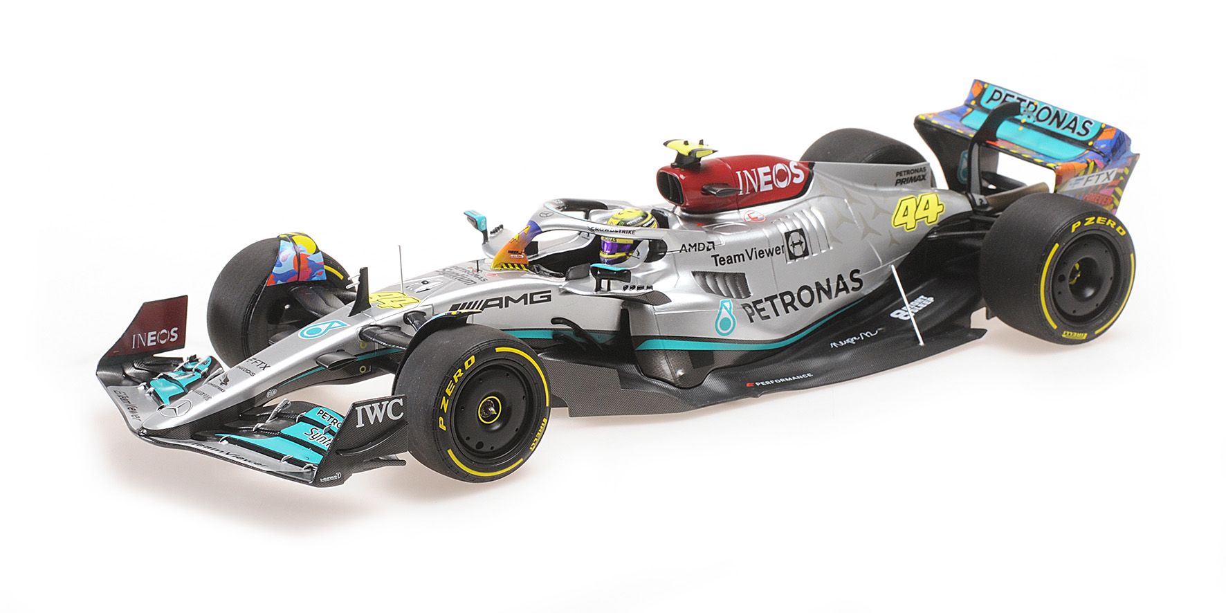 MERCEDES-AMG PETRONAS FORMULA ONE TEAM F1 W13 E PERFORMANCE - LEWIS HAMILTON - MIAMI GP 2022